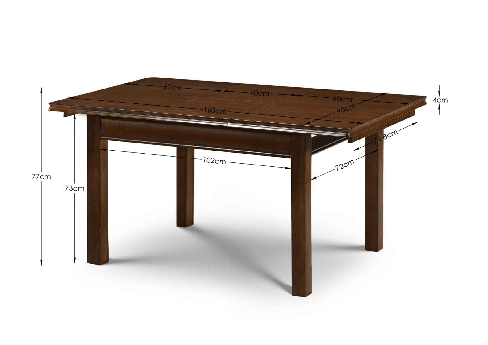 Julian Bowen Dining Table Canterbury Table Bed Kings