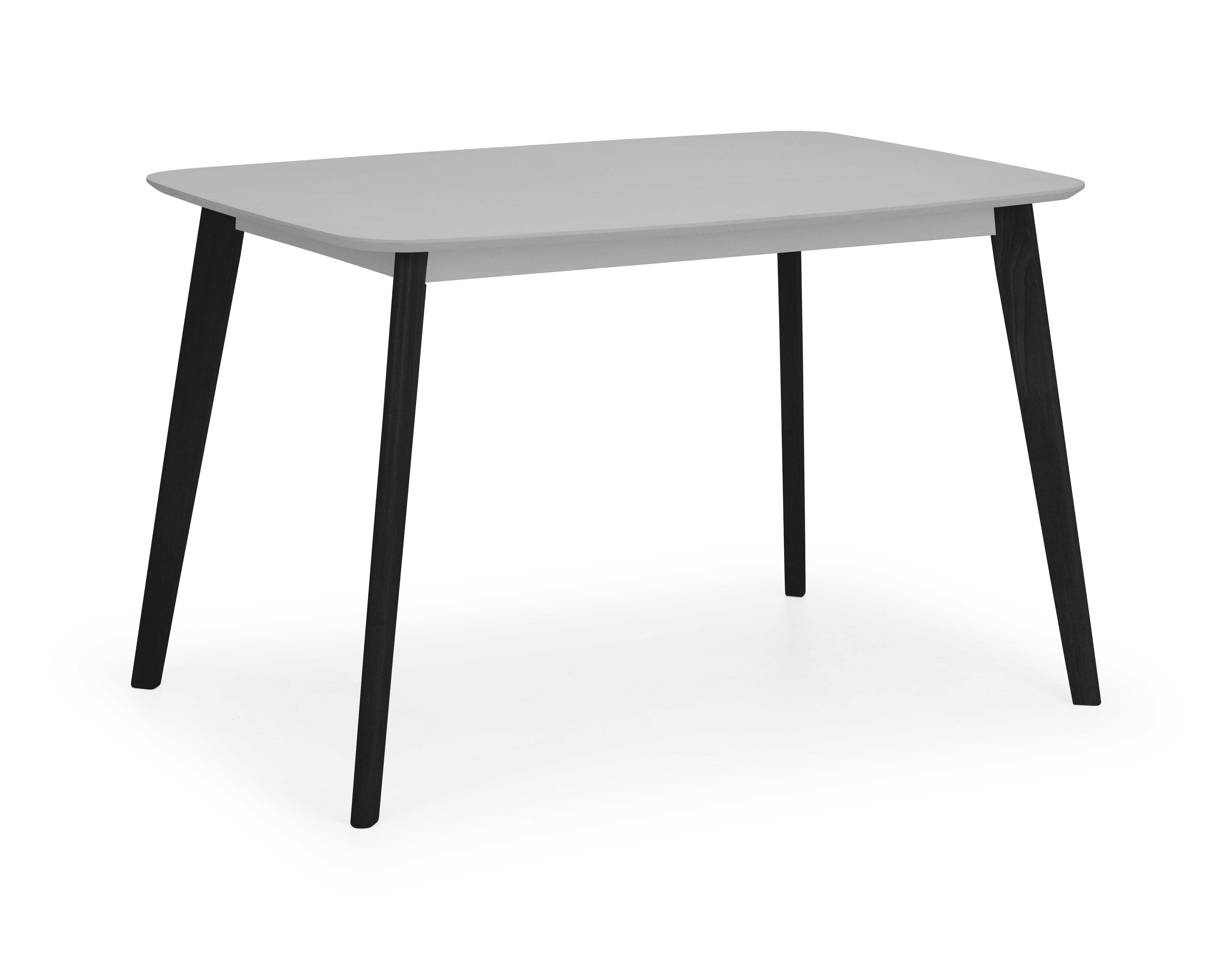 Julian Bowen Dining Table Casa Rectangular Dining Table - Grey/Black Bed Kings