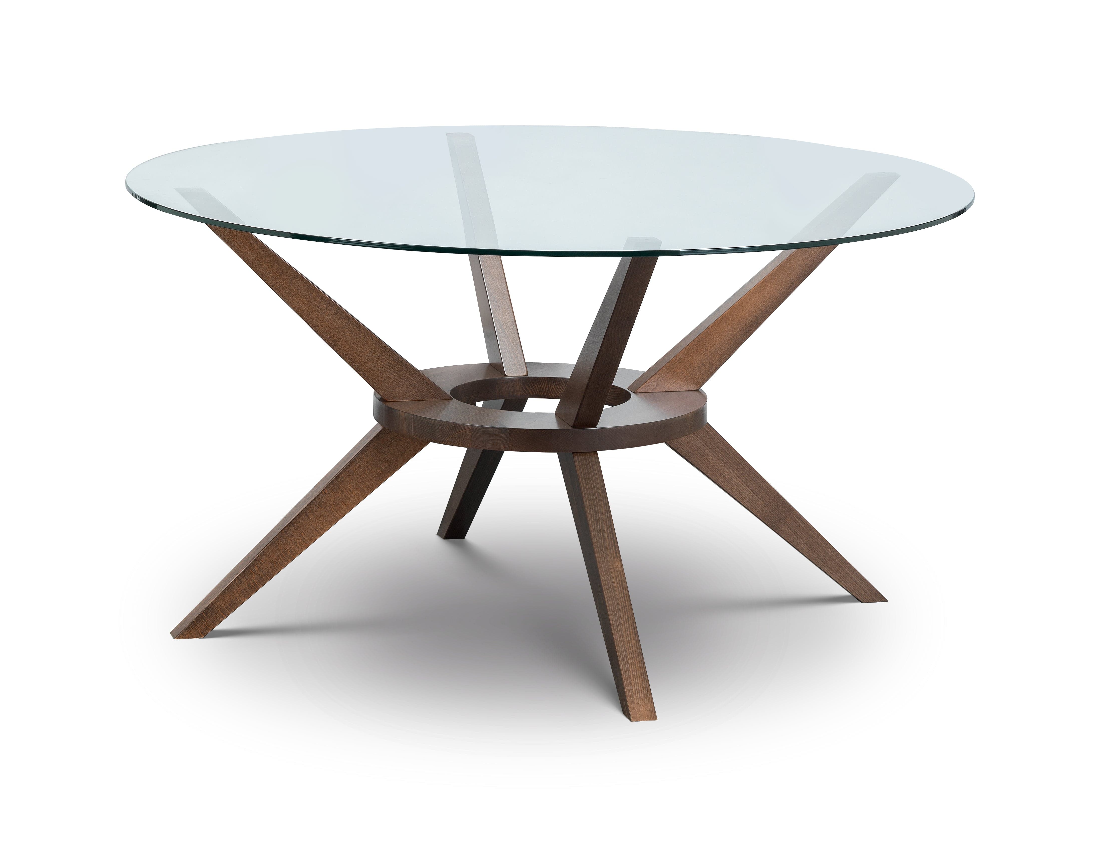 Julian Bowen Dining Table Chelsea 140cm Round Glass Table Bed Kings