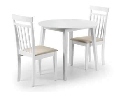 Julian Bowen Dining Table Coast White Dropleaf Table Bed Kings