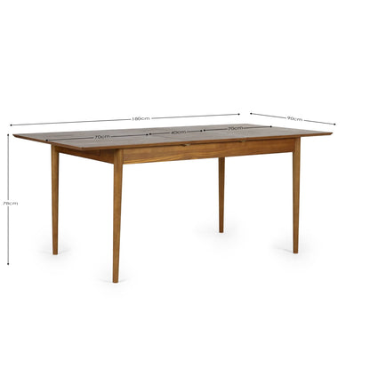 Julian Bowen Dining Table Lowry Extending Dining Table With 2 Drawers Bed Kings