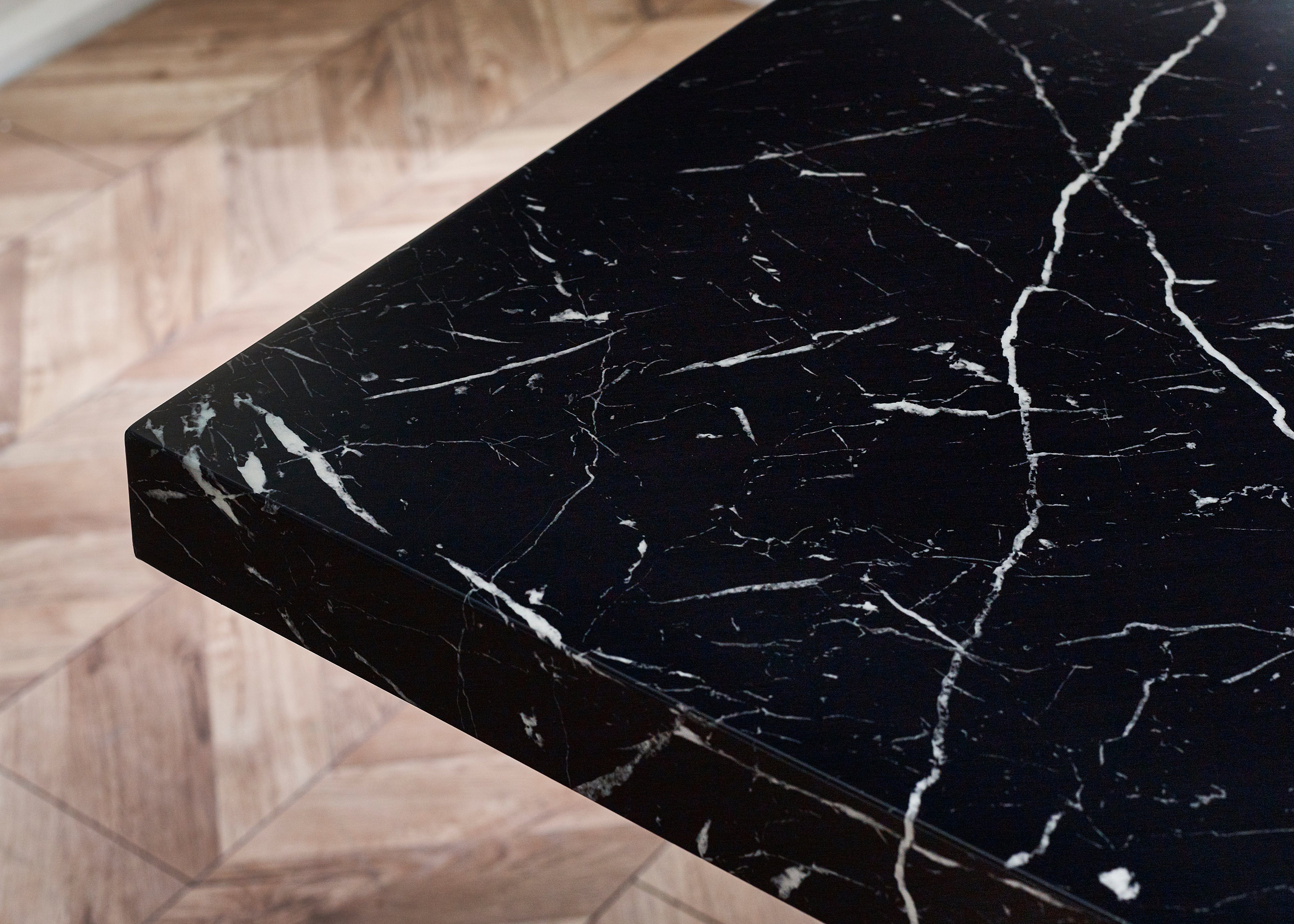 Julian Bowen Dining Table Rome Dining Table - Black Bed Kings