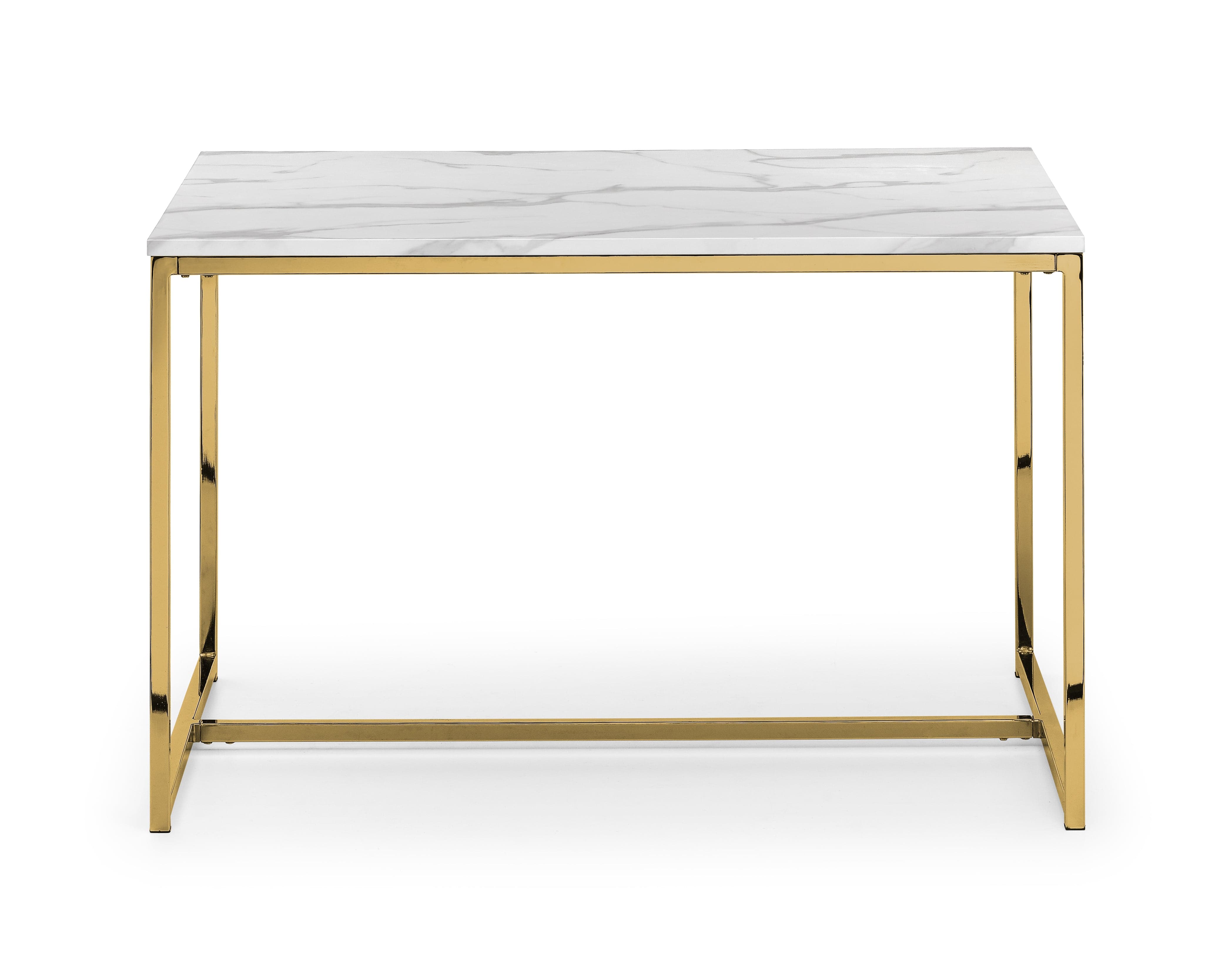 Julian Bowen Dining Table Scala Dining Table - Gold Bed Kings