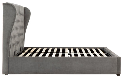 Dakota Ottoman Bed With Solid Base Grace Pewter