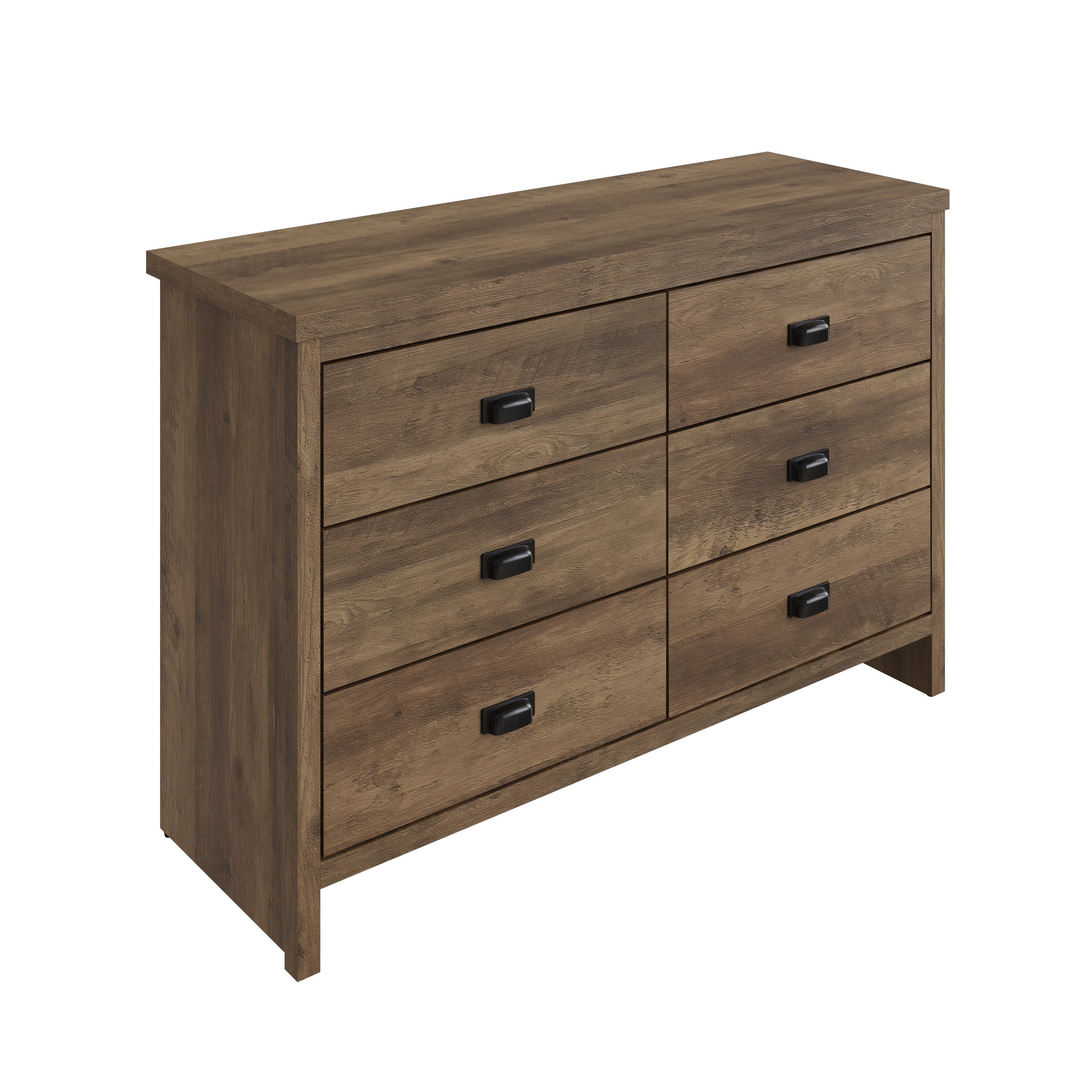 Boston 3+3 Drawer Chest Knotty Oak