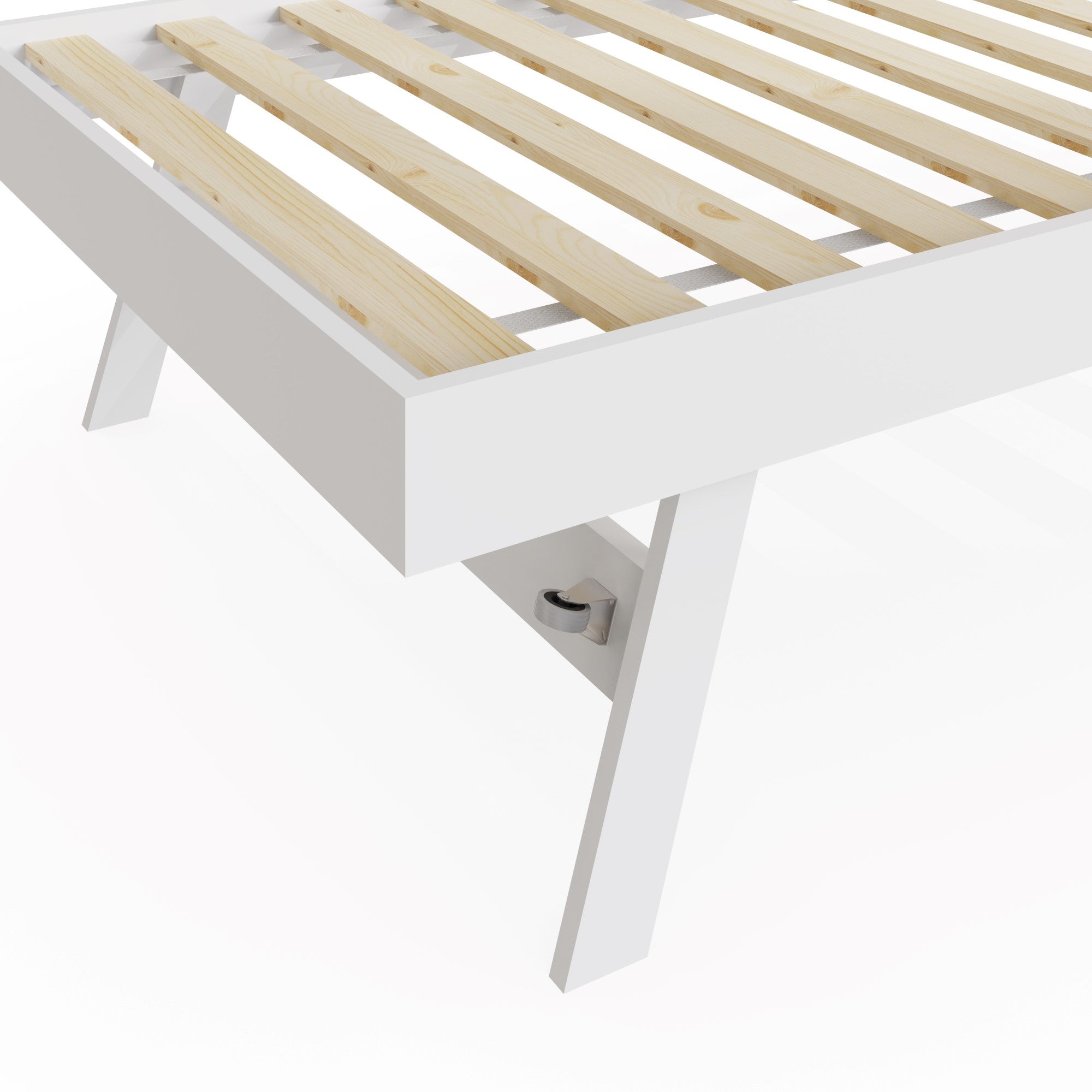 Madrid Wooden Trundle Only White