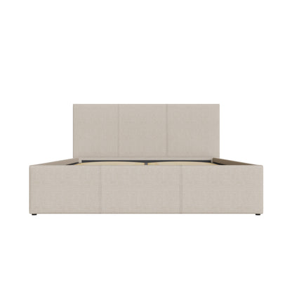 Side Lift Ottoman Bed Natural