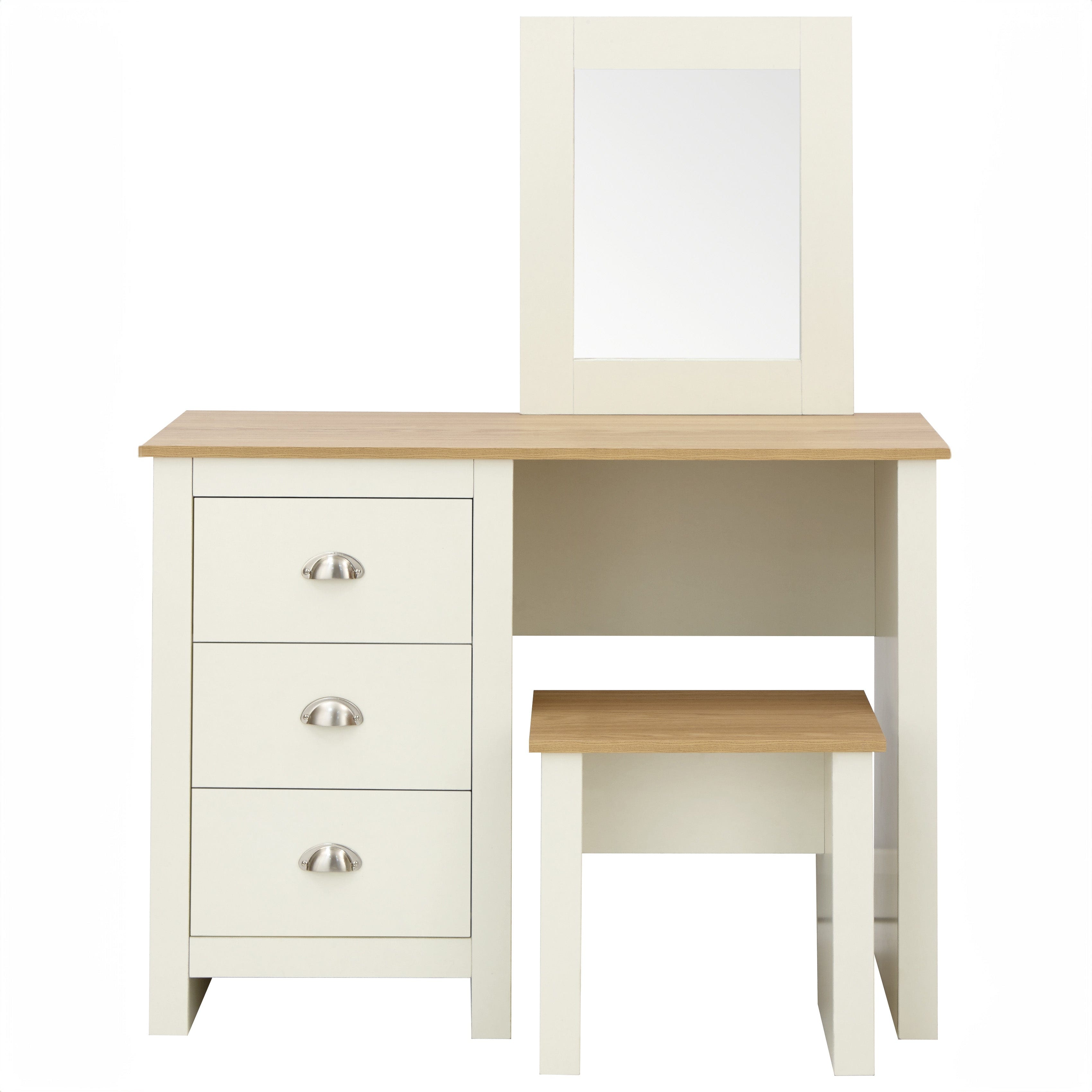 GFW Dressing Table Lancaster Dressing Table Set Cream Bed Kings