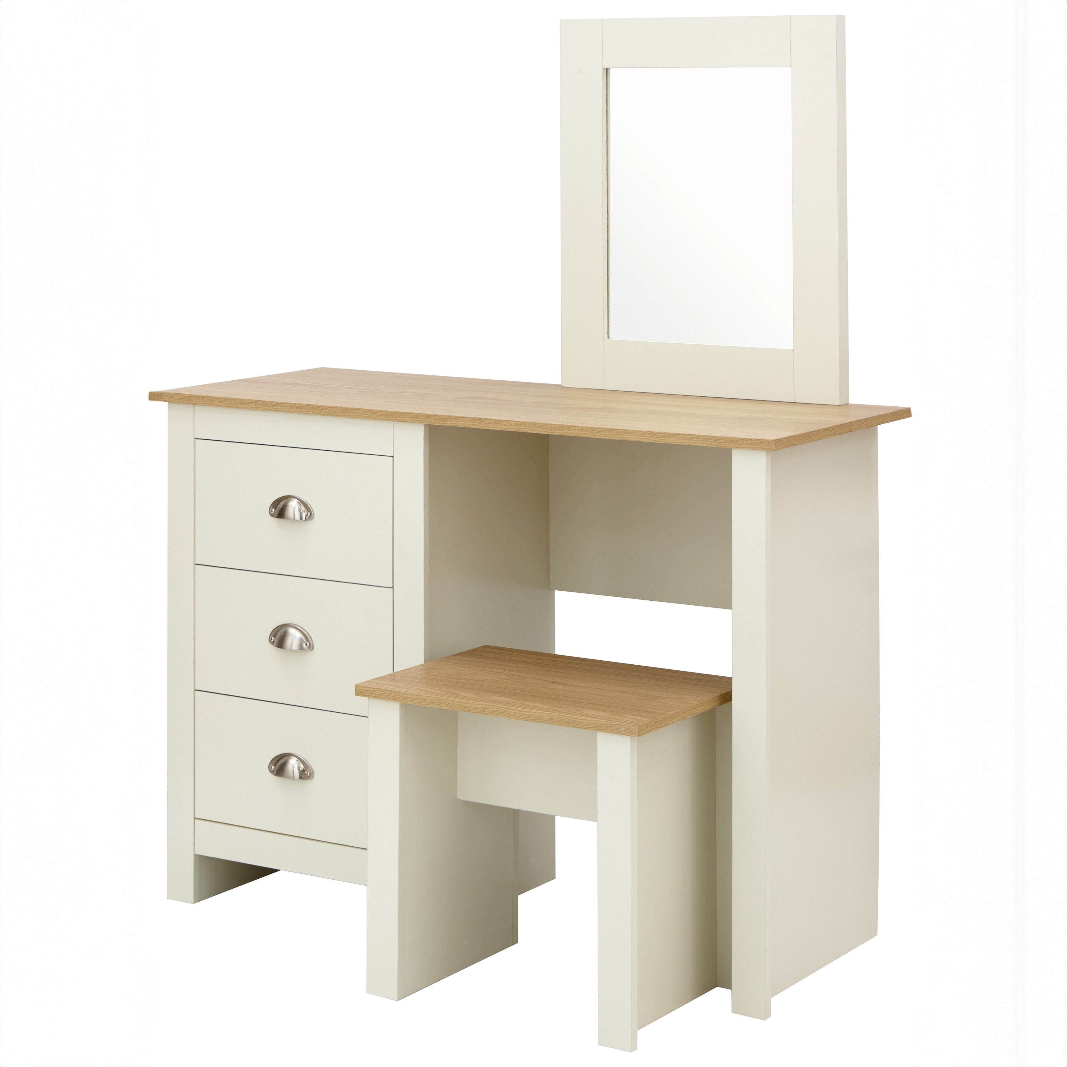 GFW Dressing Table Lancaster Dressing Table Set Cream Bed Kings