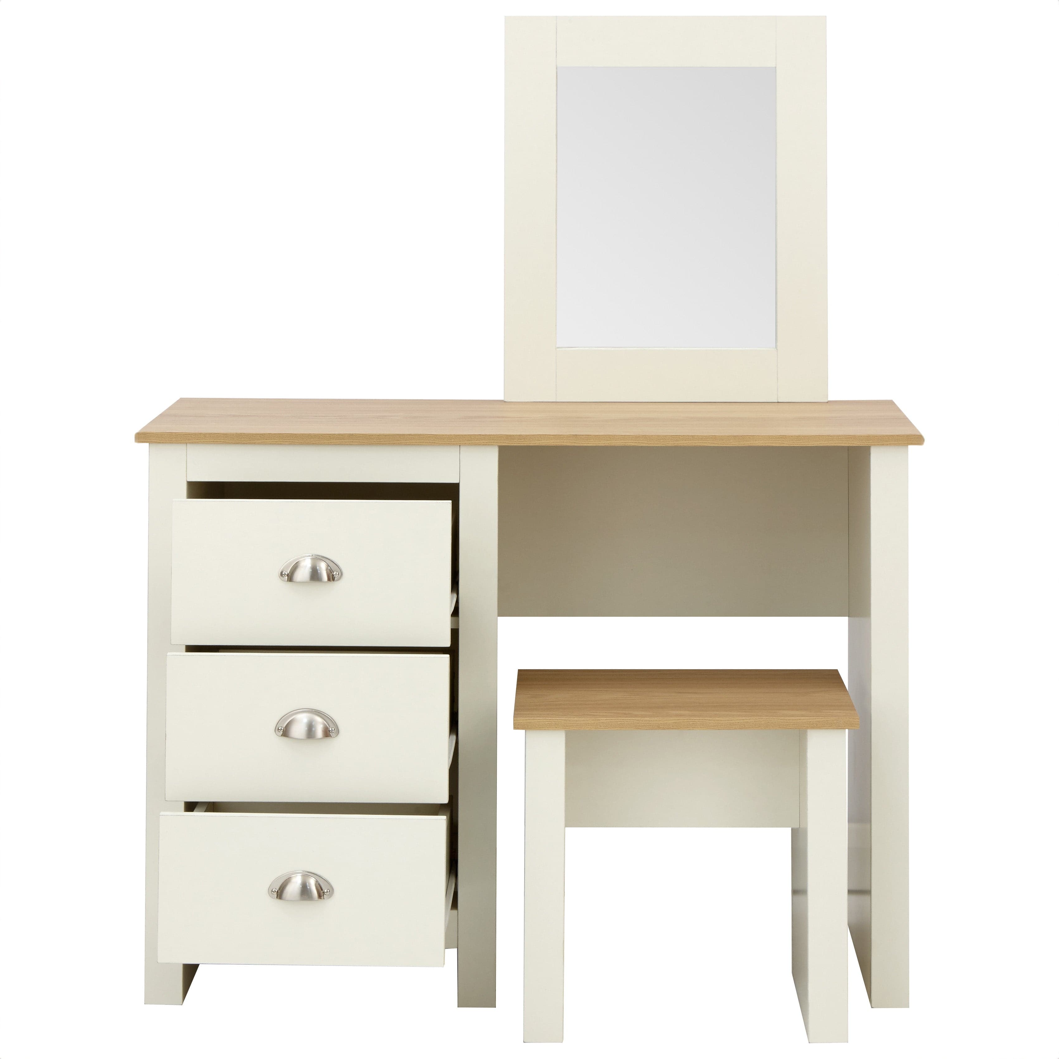 GFW Dressing Table Lancaster Dressing Table Set Cream Bed Kings