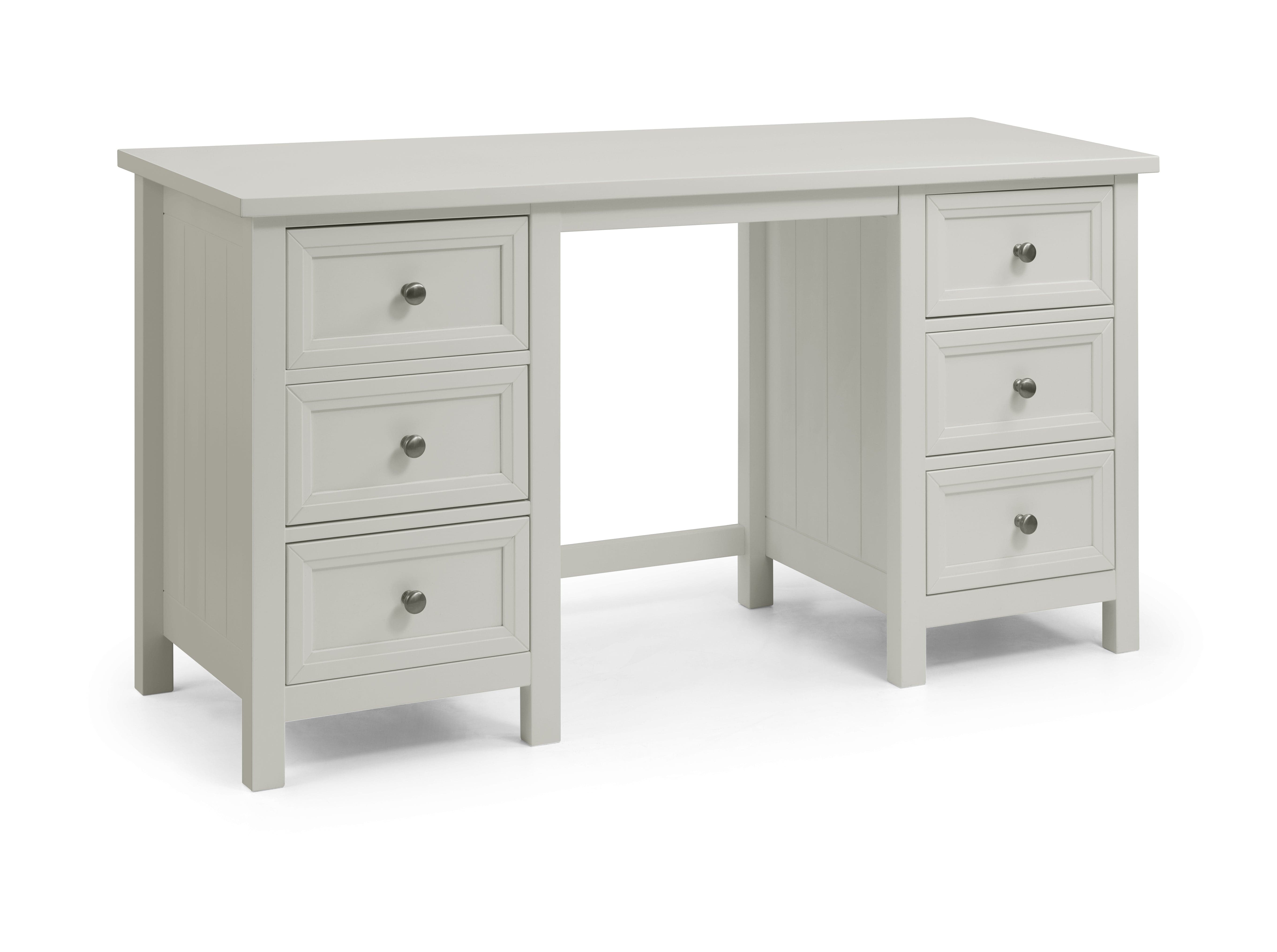 Julian Bowen Dressing Table Maine Dressing Table- Dove Grey Bed Kings