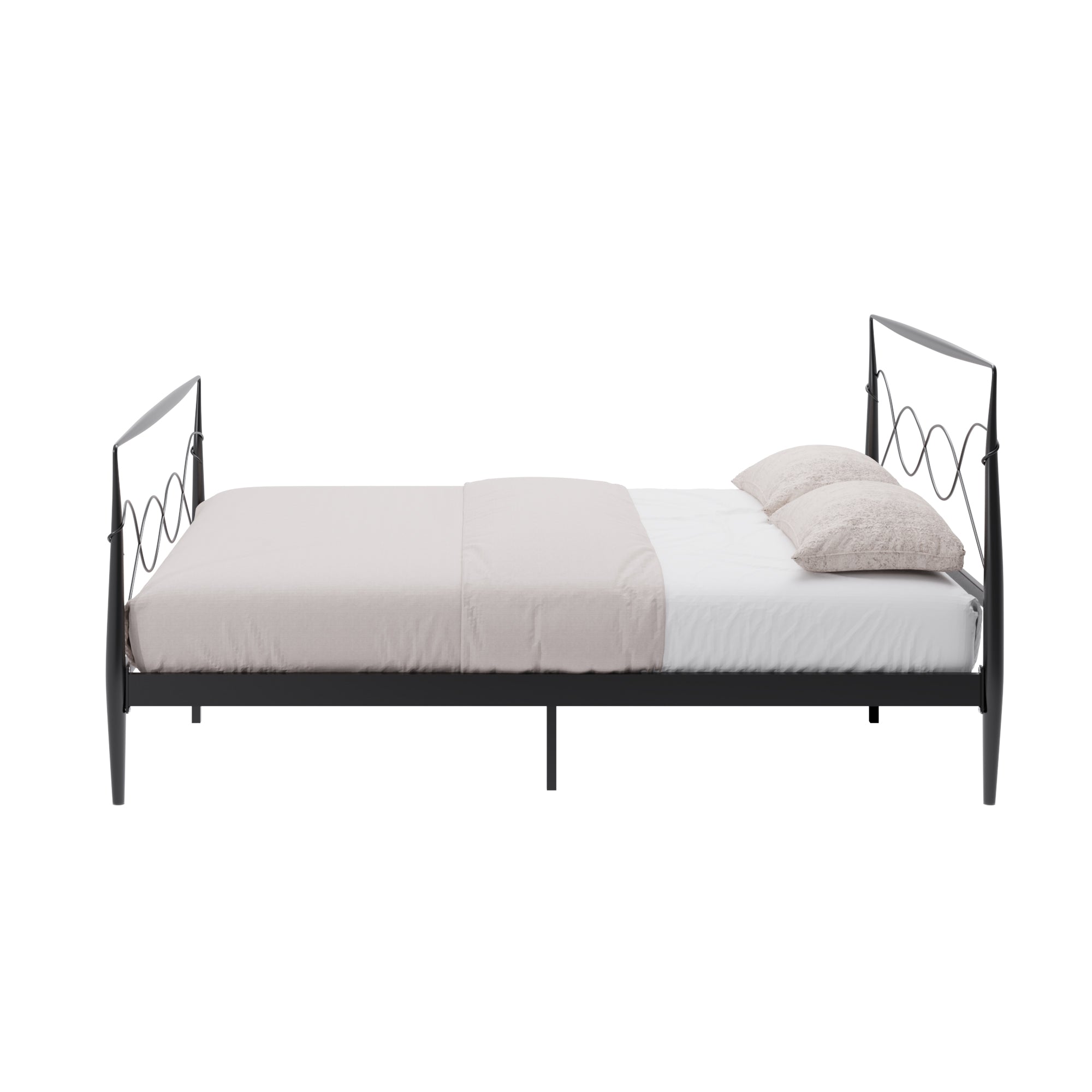 Rimini Metal Bed Frame - Black