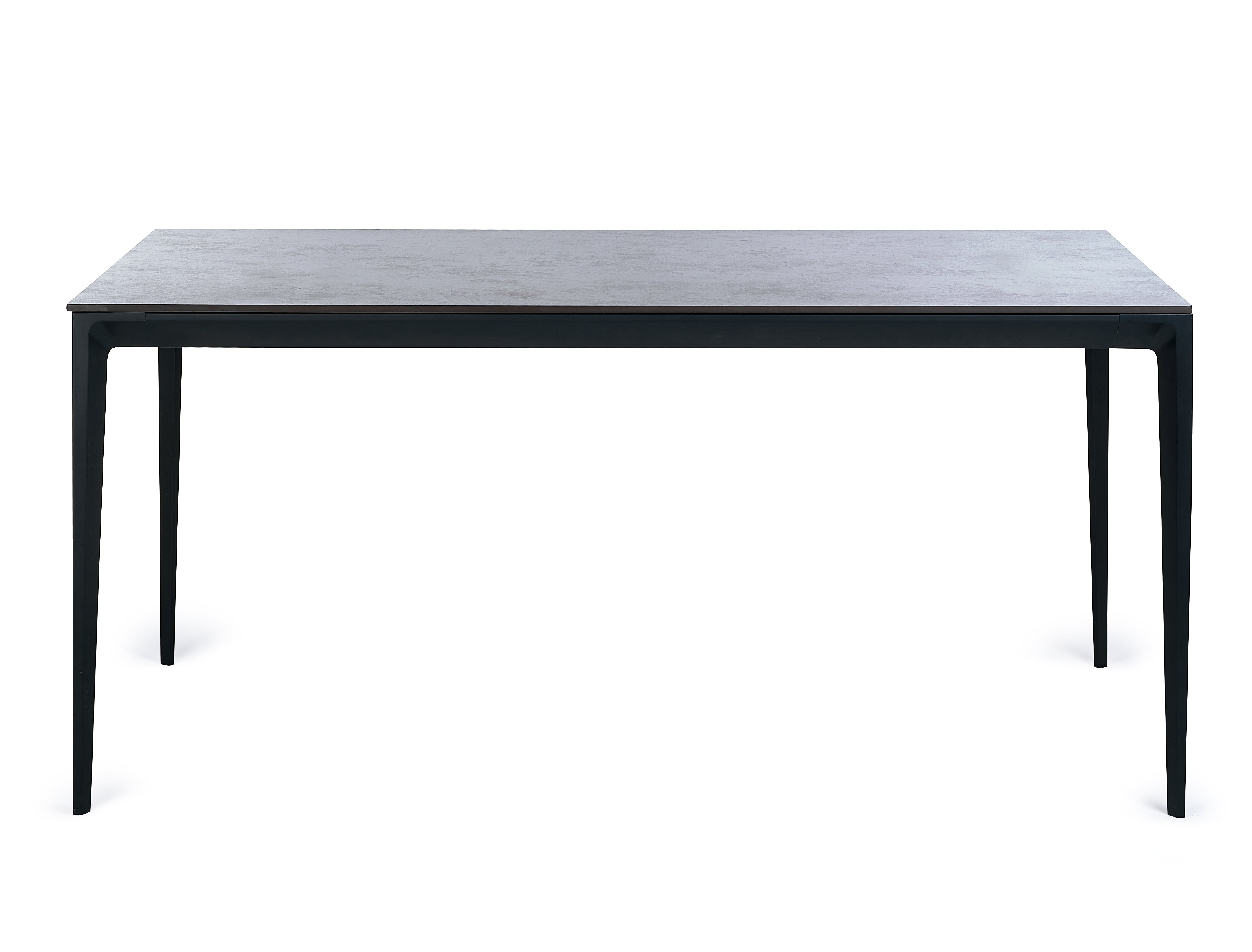 Miami Rectangular Stone Top Dining Table - Slate Grey