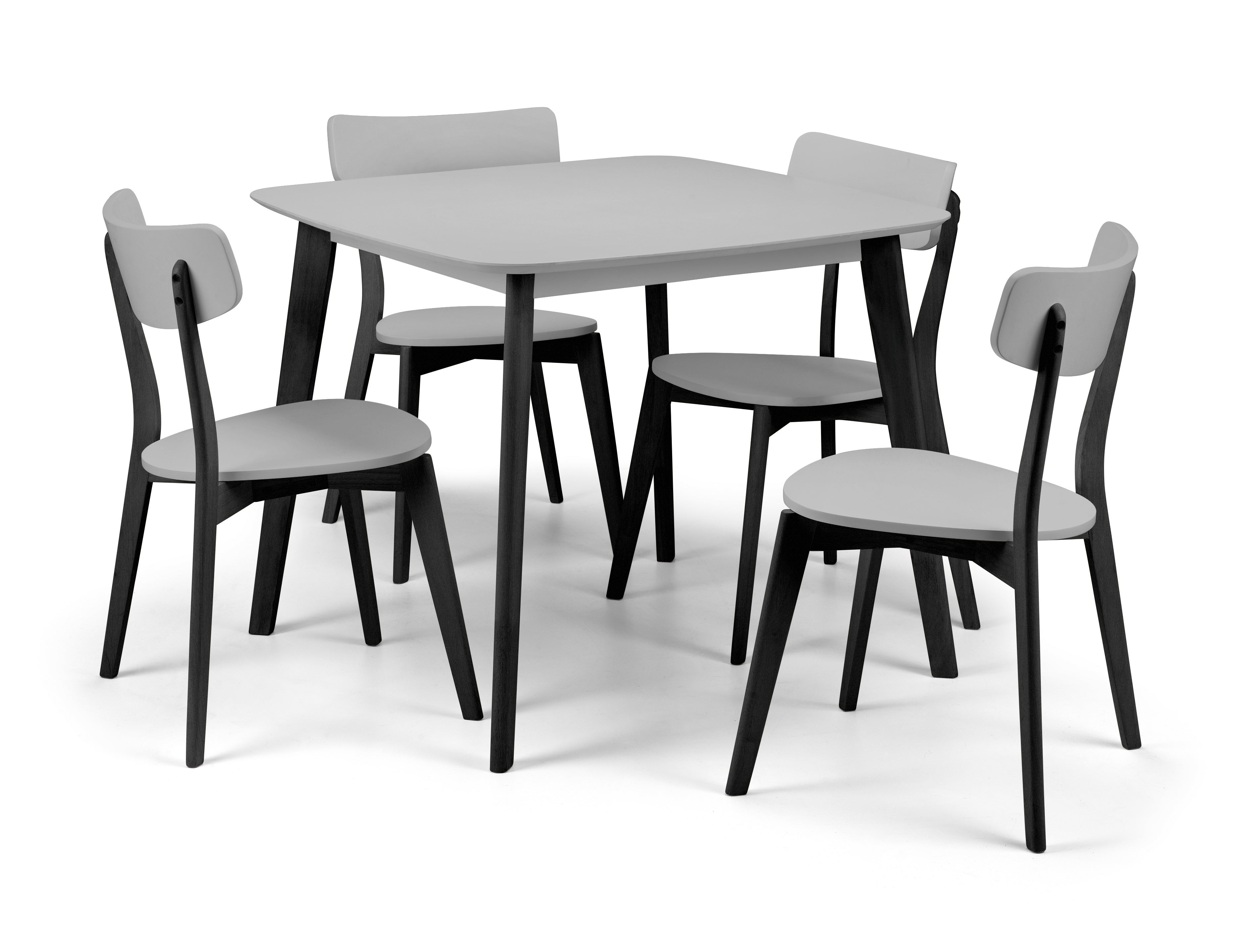 Casa Dining Chairs Grey/Black (Set of 2)