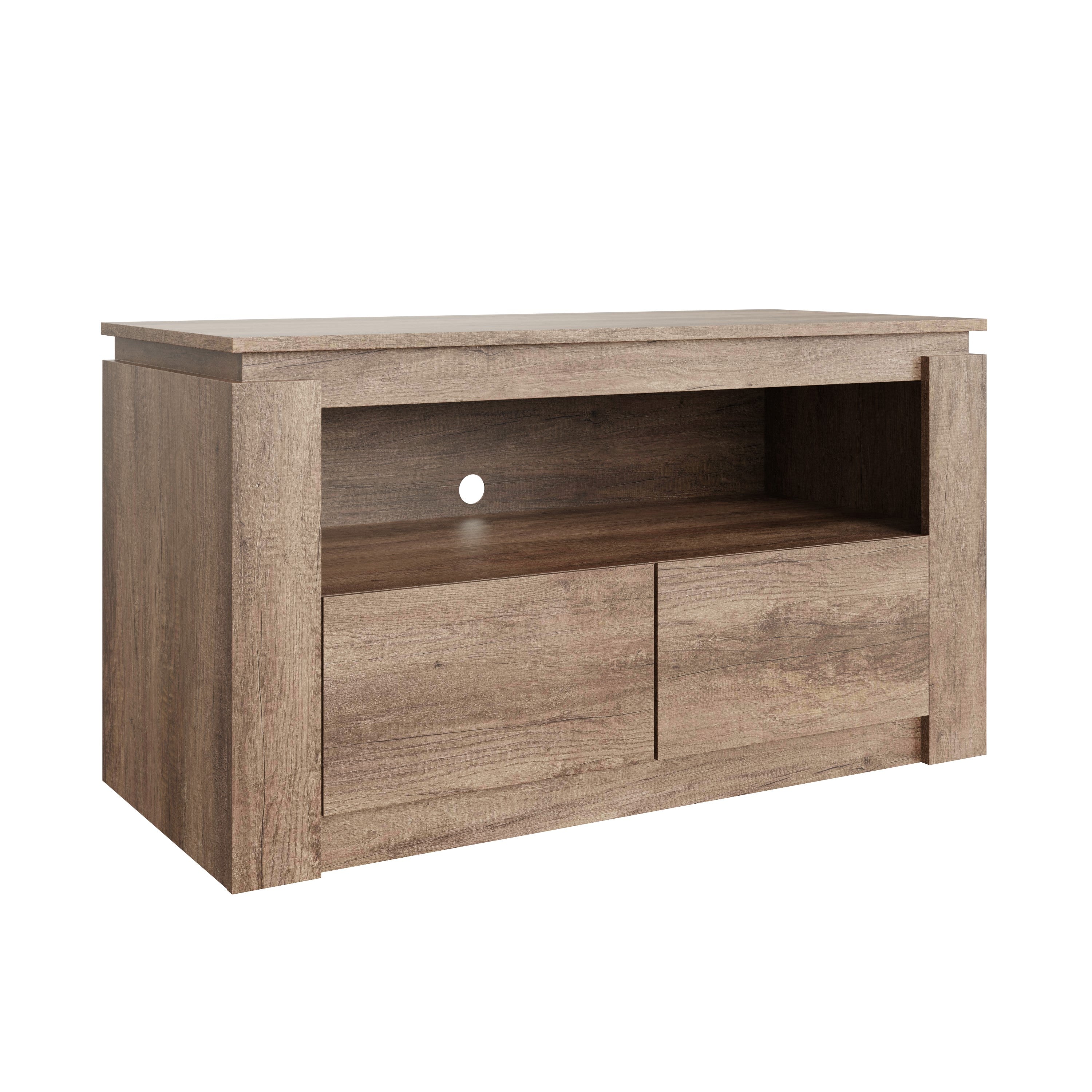 Canyon Oak 2 Drawer Tv Unit