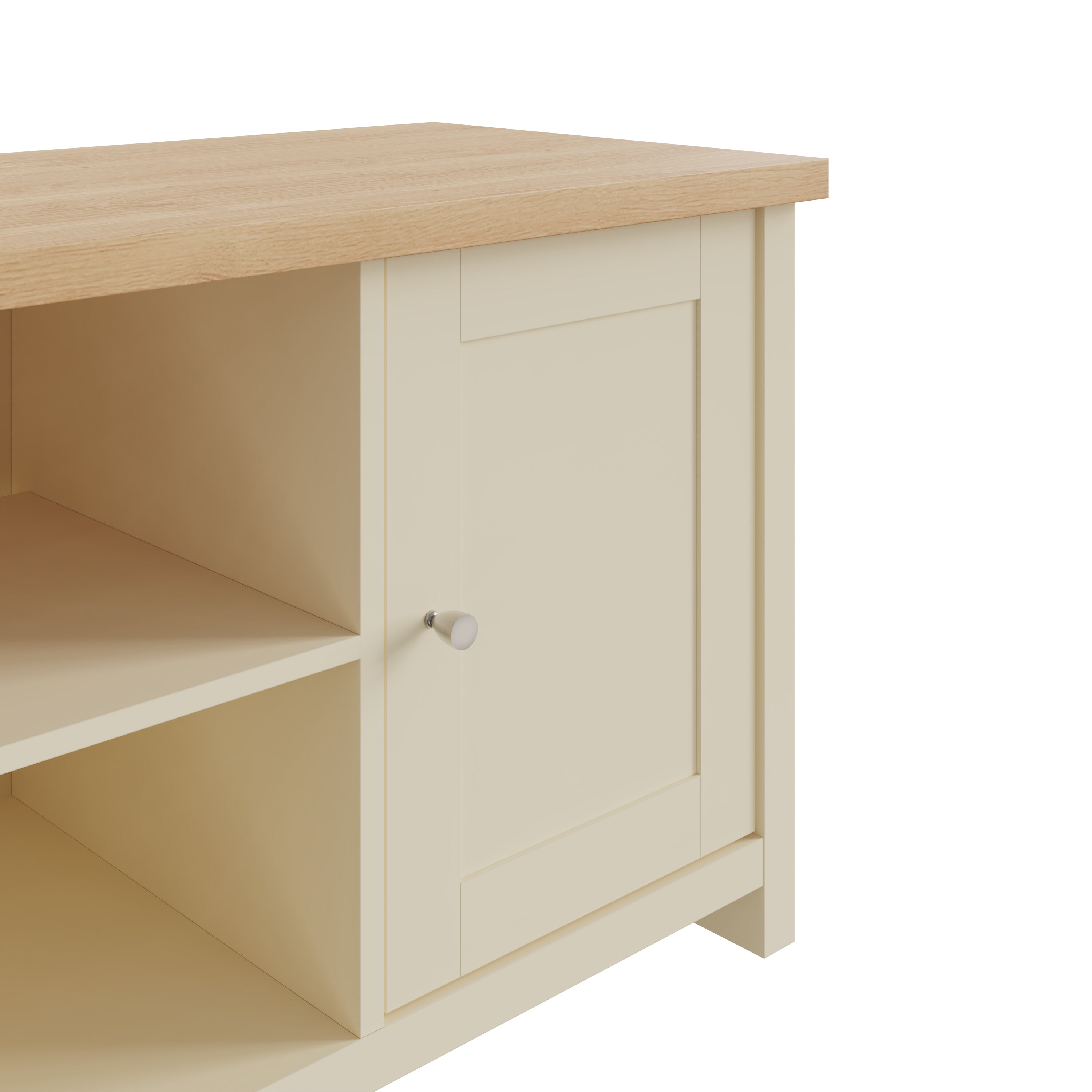 Lancaster Large TV Cabinet Cream