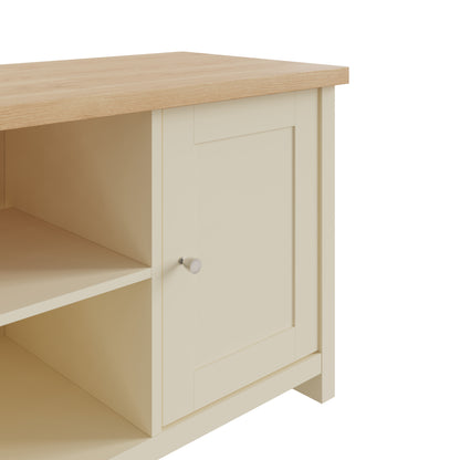 Lancaster Large TV Cabinet Cream