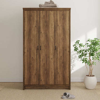 Boston 3 Door Wardrobe Knotty Oak