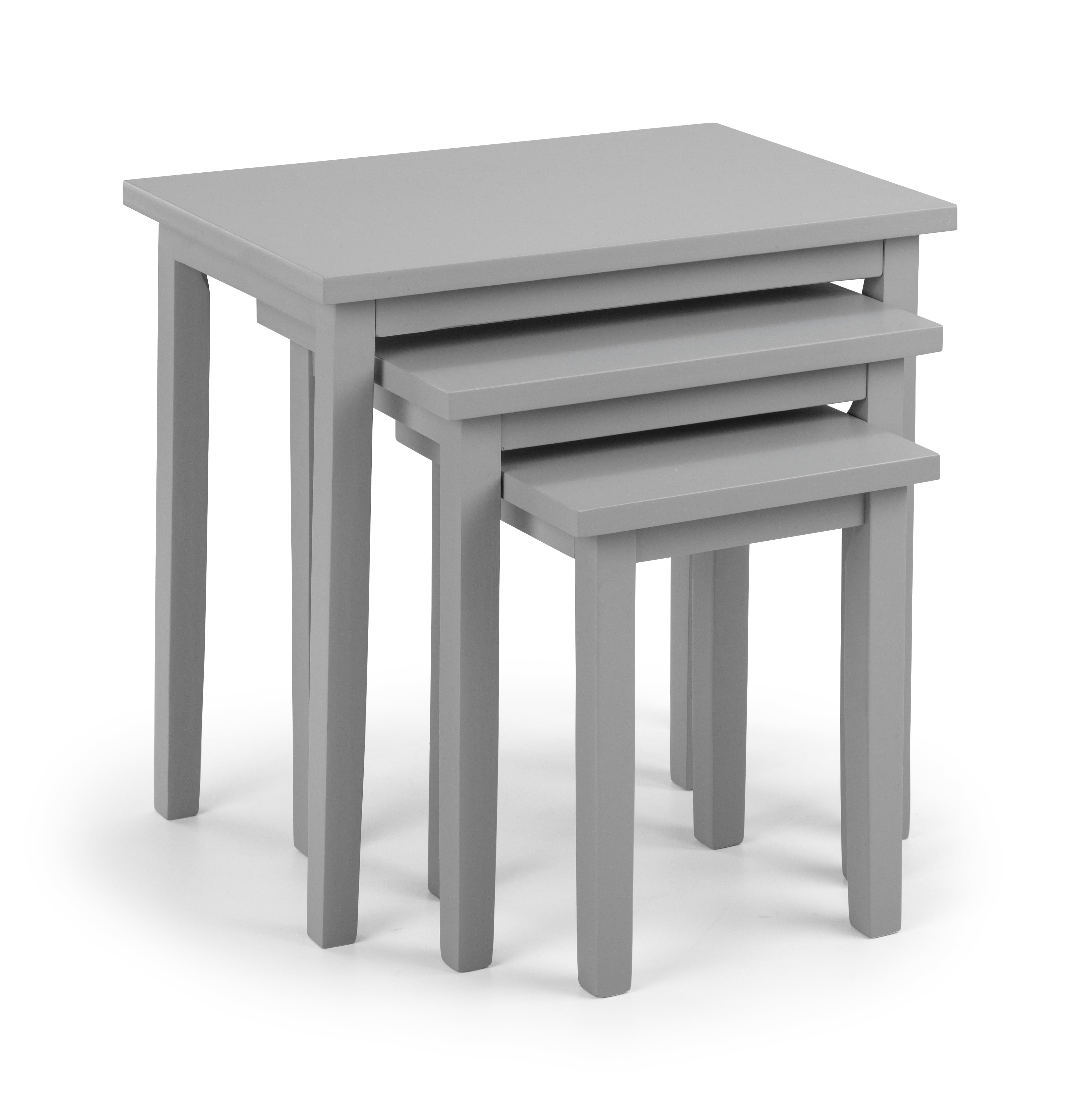 Cleo Nest Of Tables - Grey Finish