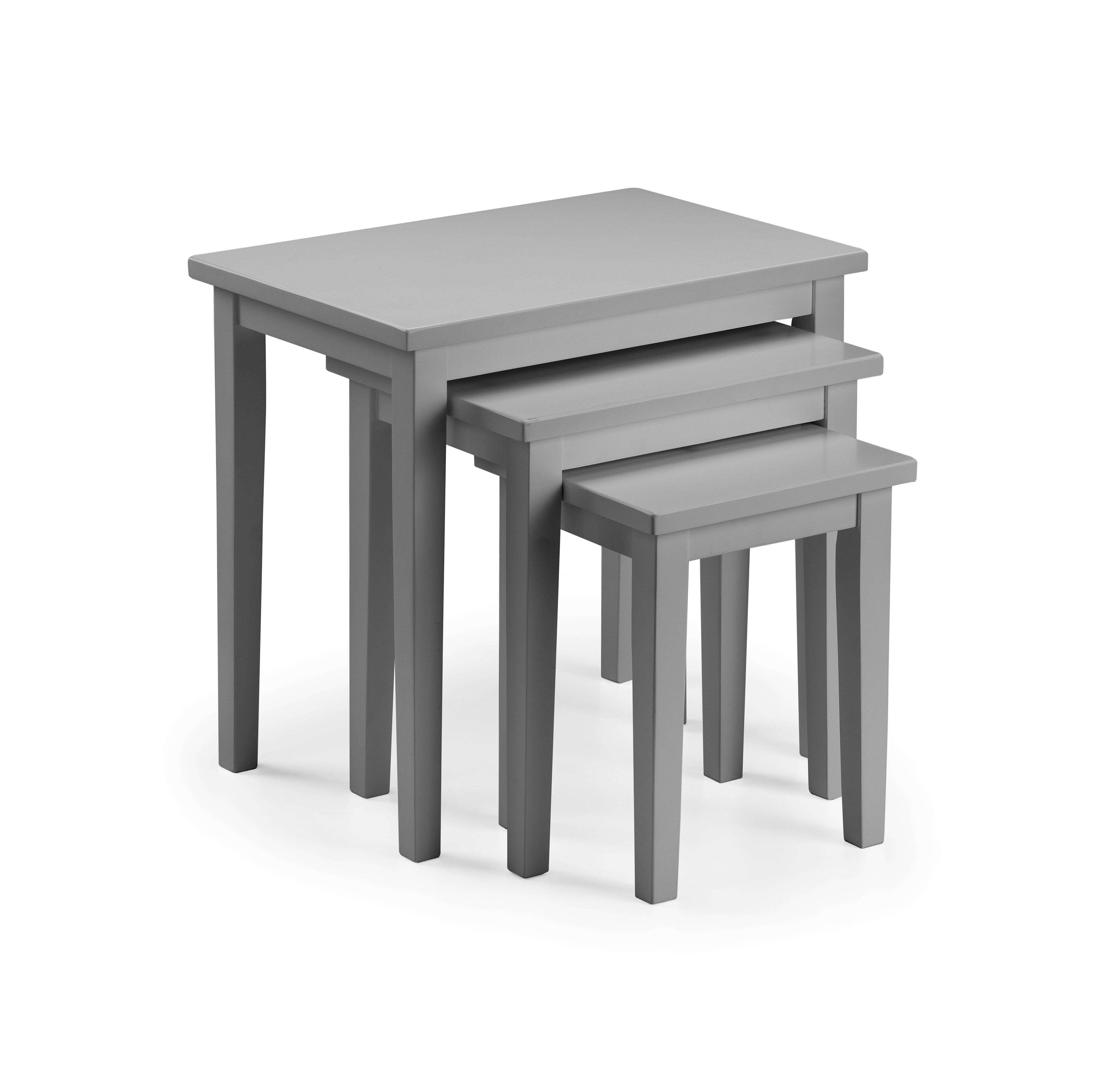 Cleo Nest Of Tables - Grey Finish