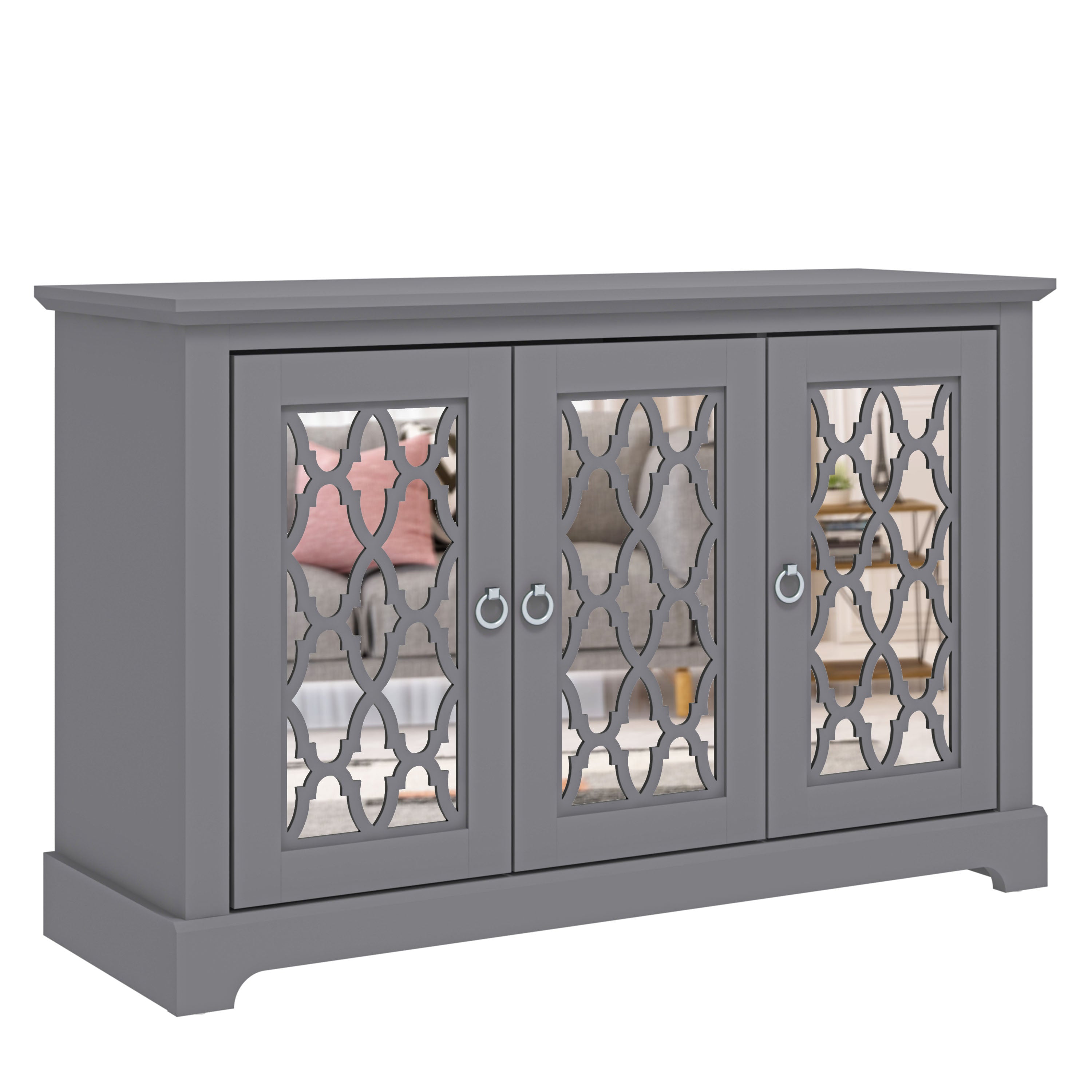 Honiton 3 Door Sideboard Grey