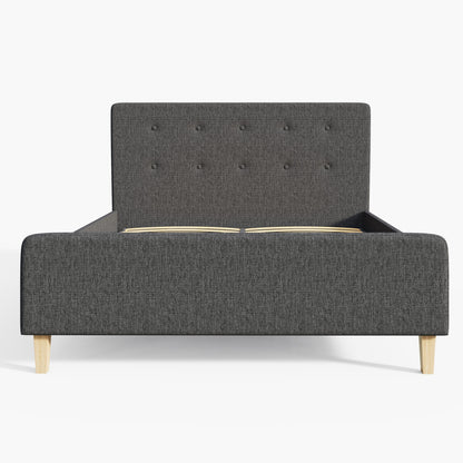 GFW Fabric Bed Ashbourne Ottoman Bed Dark Grey Bed Kings
