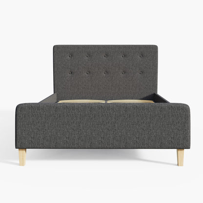GFW Fabric Bed Ashbourne Ottoman Bed Dark Grey Bed Kings