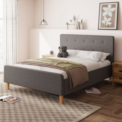 GFW Fabric Bed Ashbourne Ottoman Bed Dark Grey Bed Kings