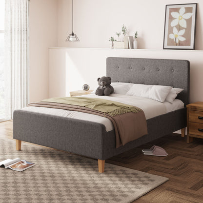 GFW Fabric Bed Ashbourne Ottoman Bed Dark Grey Bed Kings