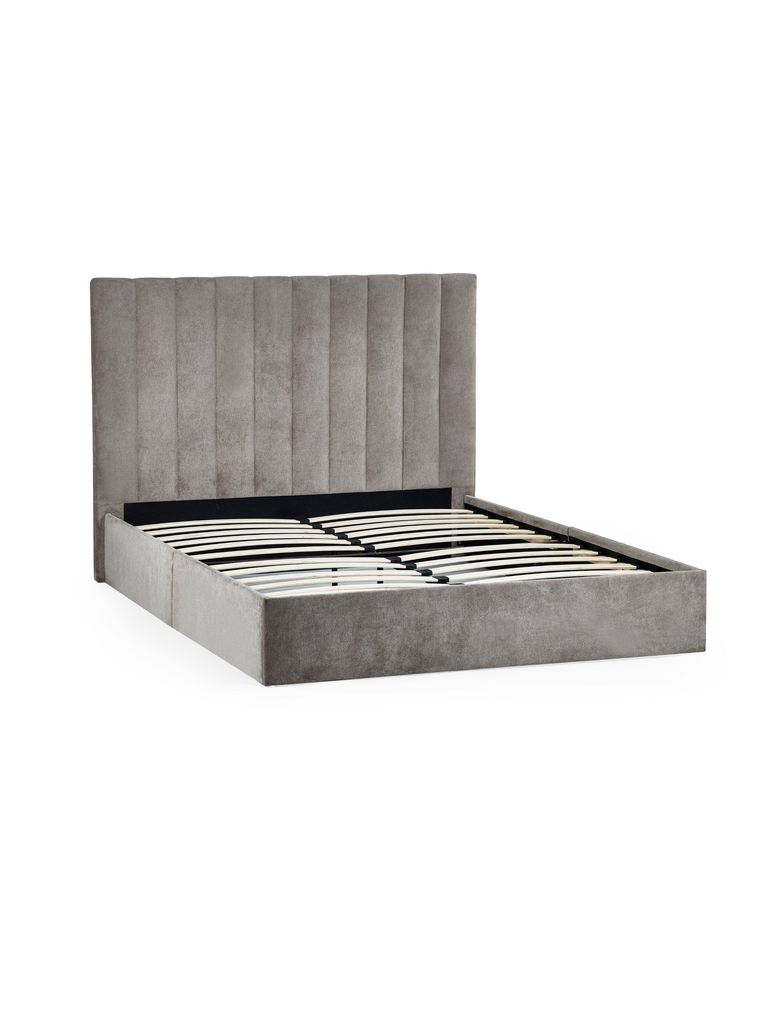 Julian Bowen Fabric Bed Eloise Bed - Grey Bed Kings