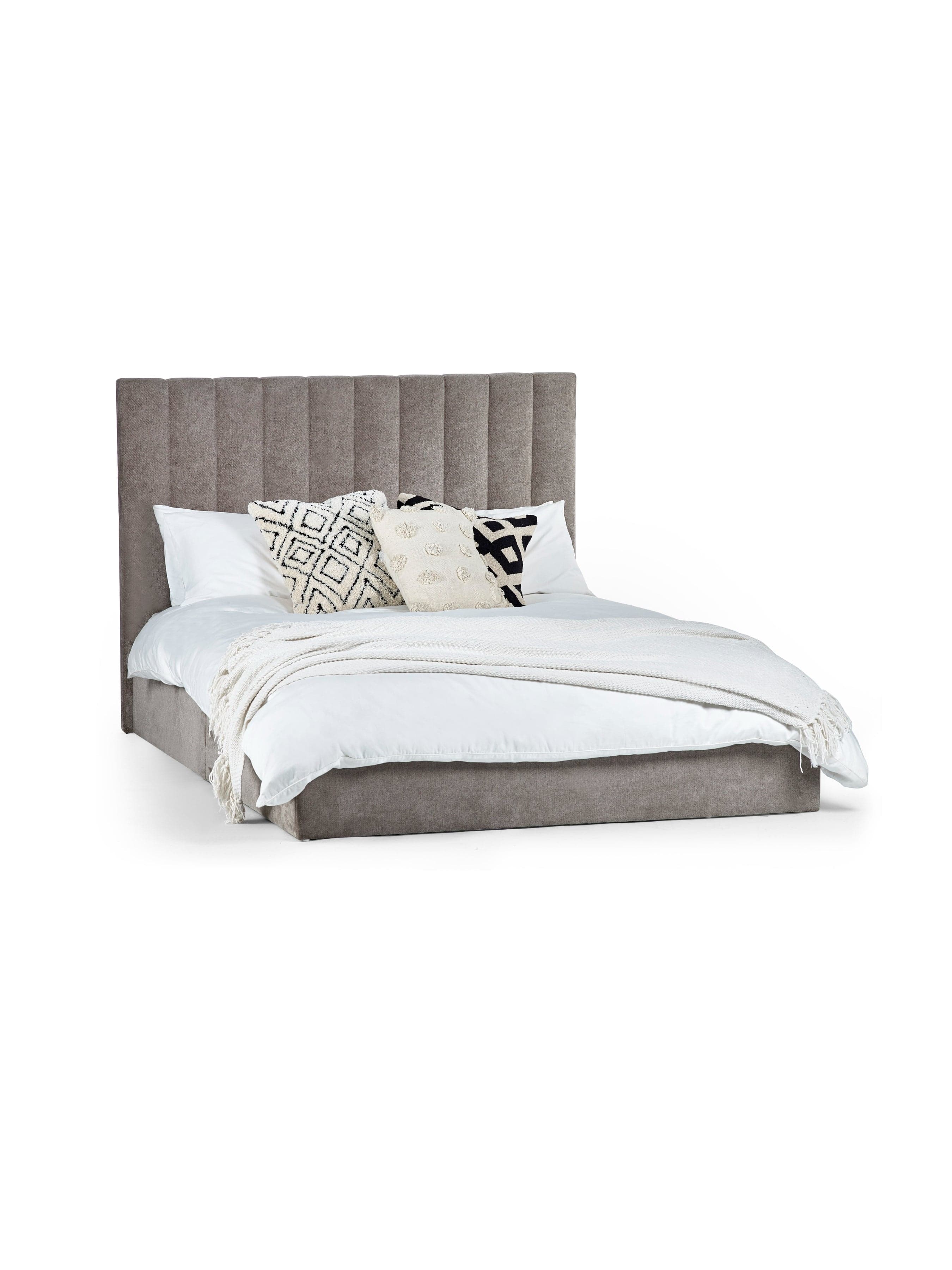 Julian Bowen Fabric Bed Eloise Bed - Grey Bed Kings