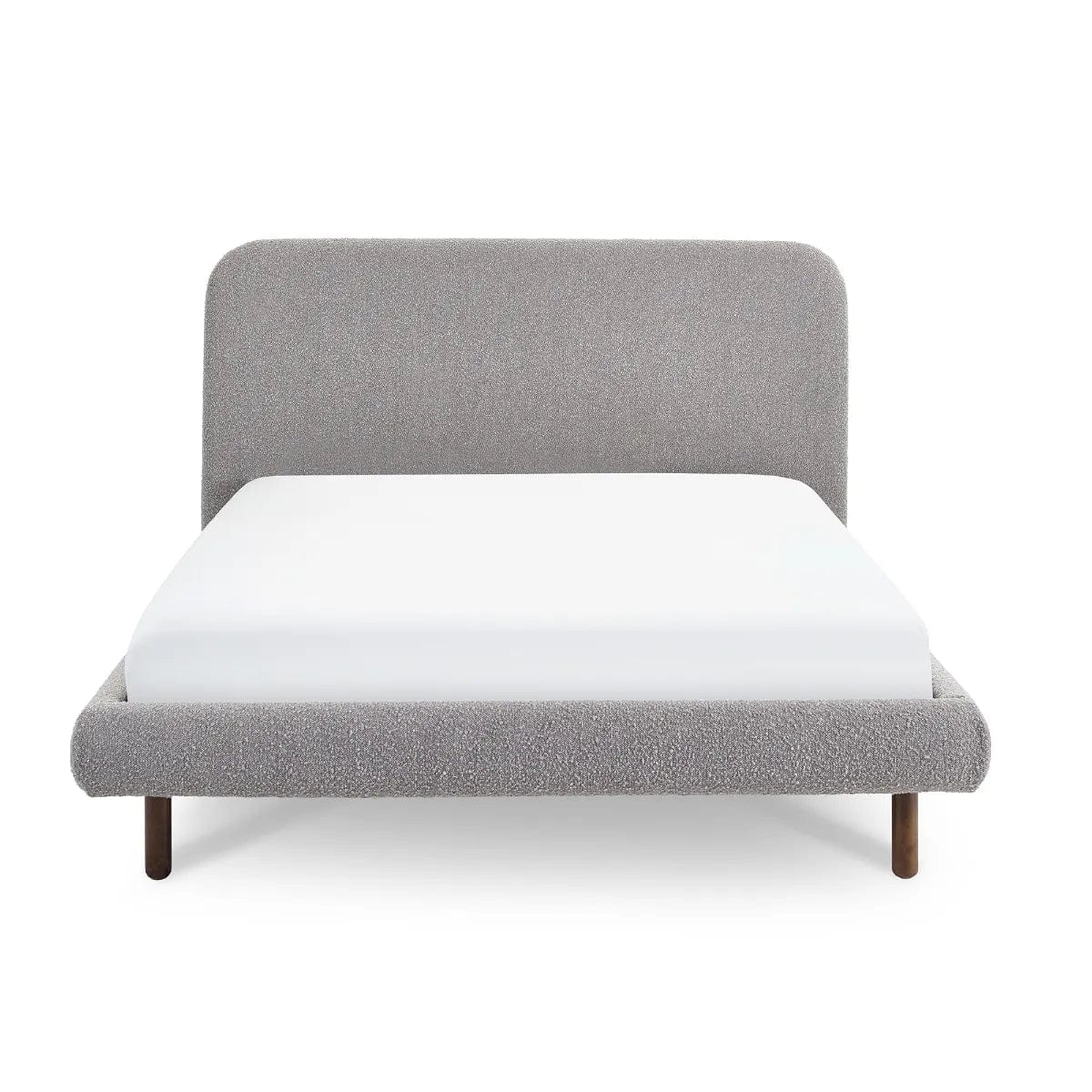 Julian Bowen Fabric Bed Hannah Boucle Bed - Grey Bed Kings