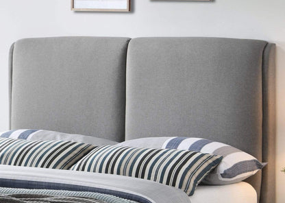 Oakland Bed Frame - Light Grey Fabric