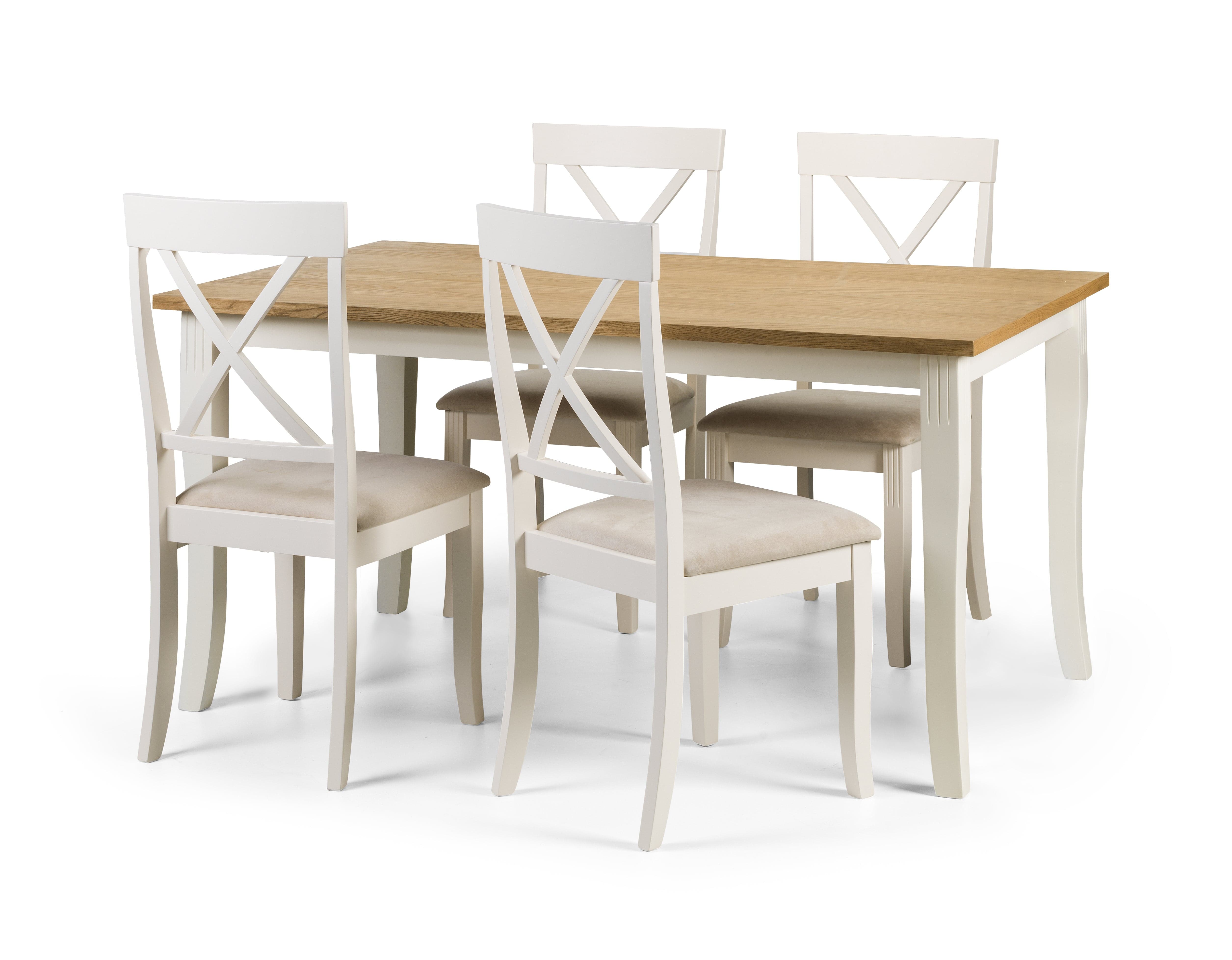 Davenport Oak/White Dining Table