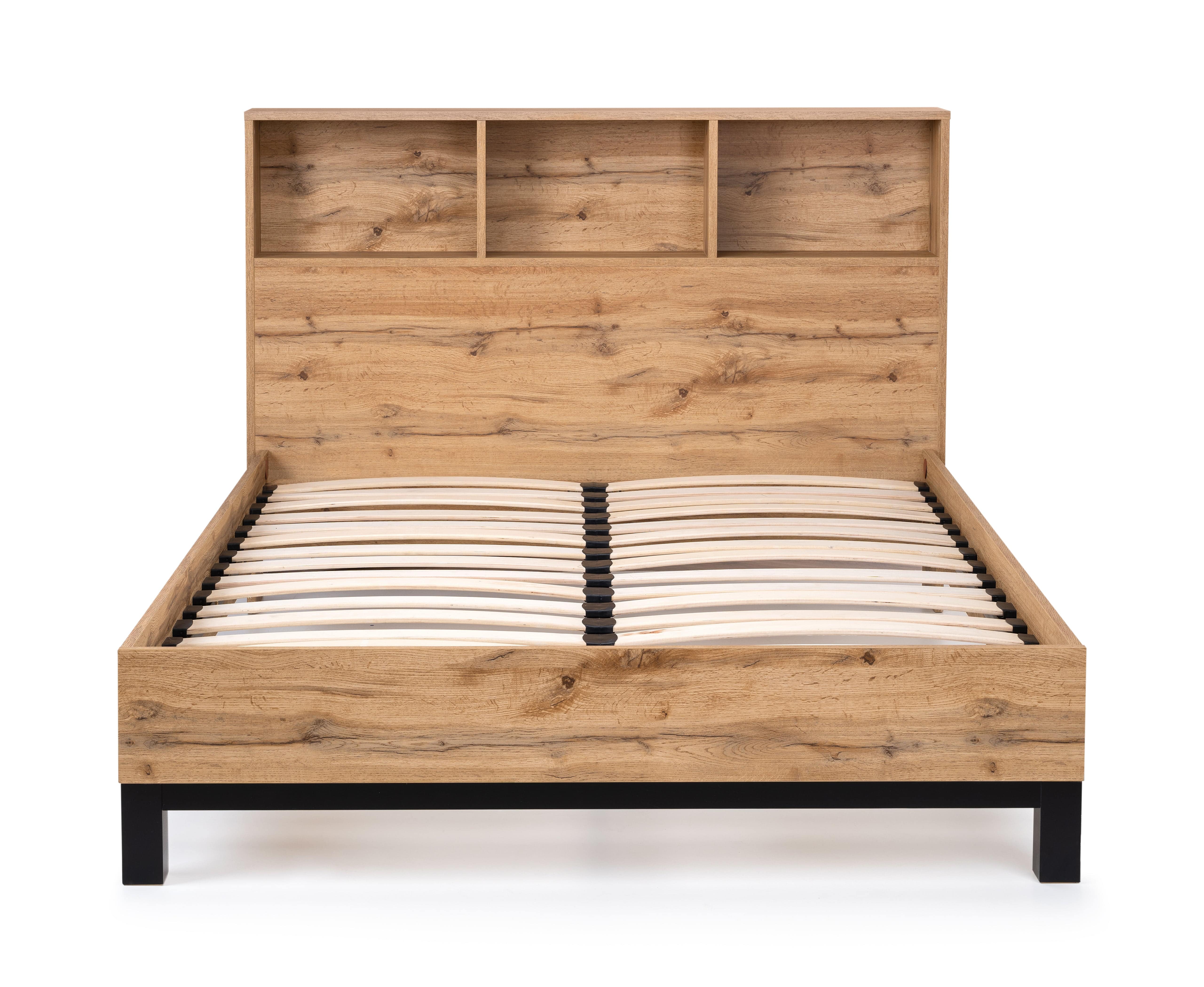 Bali Bookcase Bed - Oak