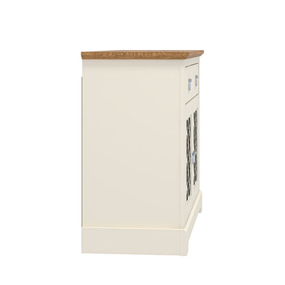 Honiton 2 Door 1 Drawer Sideboard Ivory