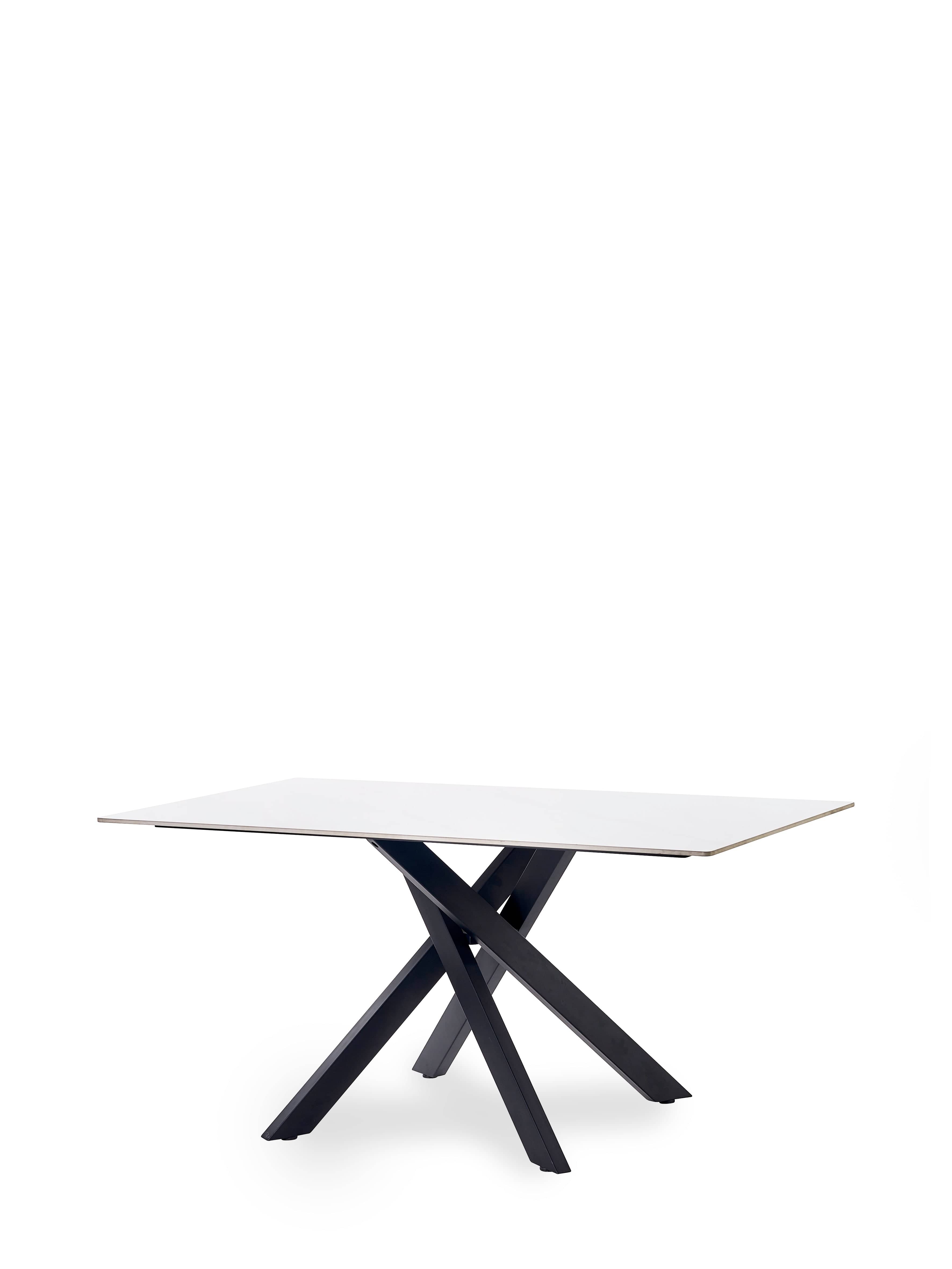 Bradley White Marble Dining Table