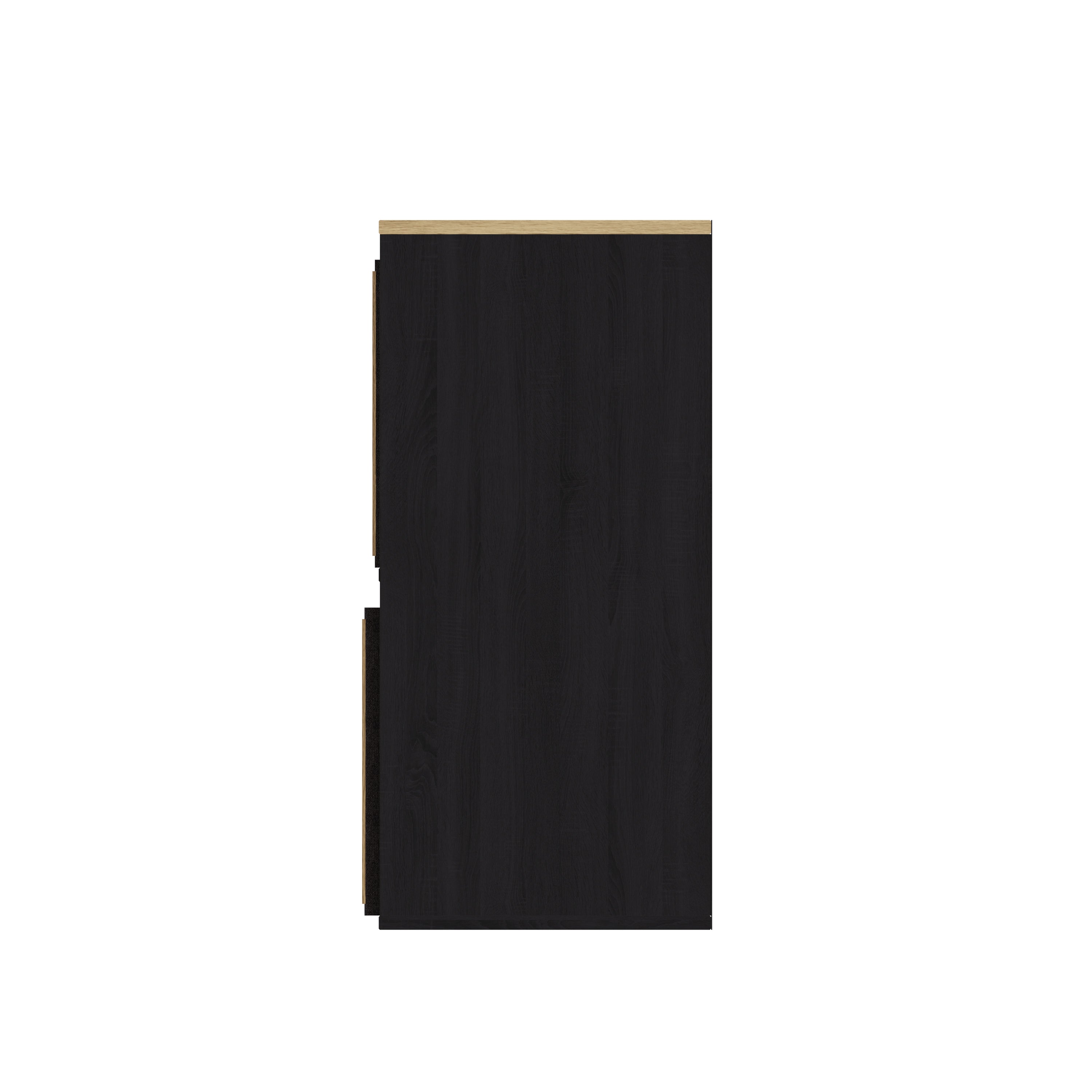 Kube 2X2 Storage Kube Black/Medium Oak