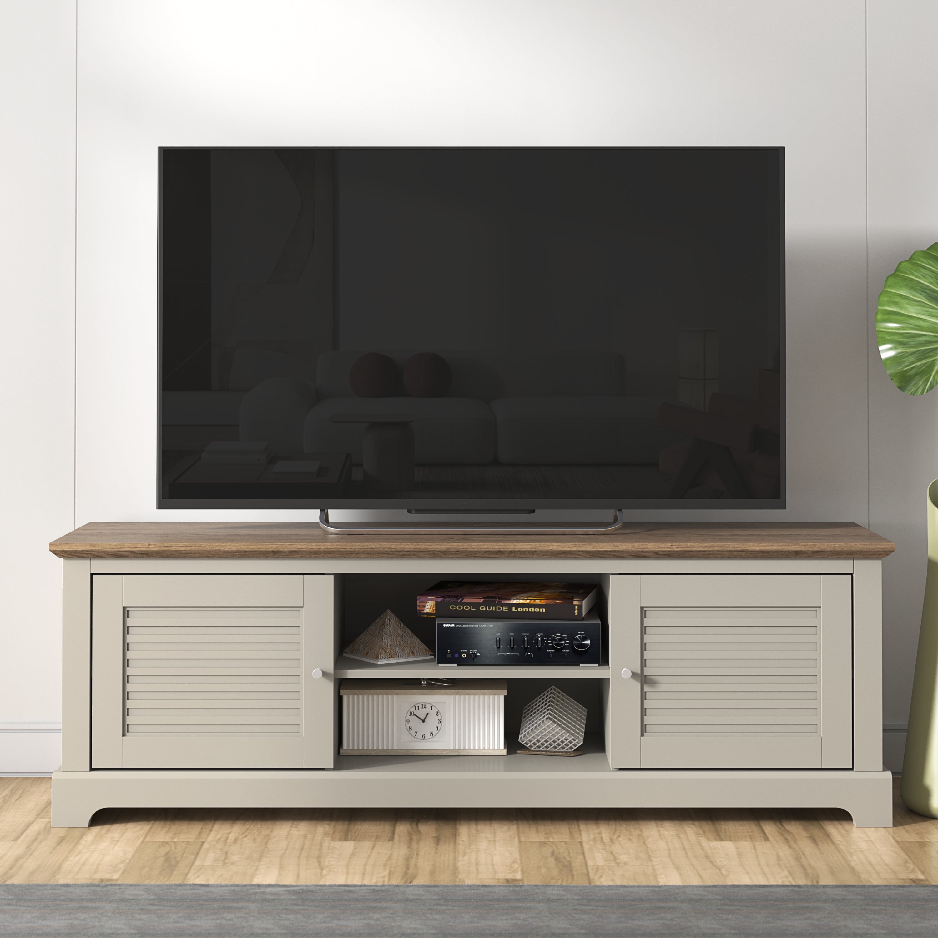 Salcombe TV Unit Light Grey