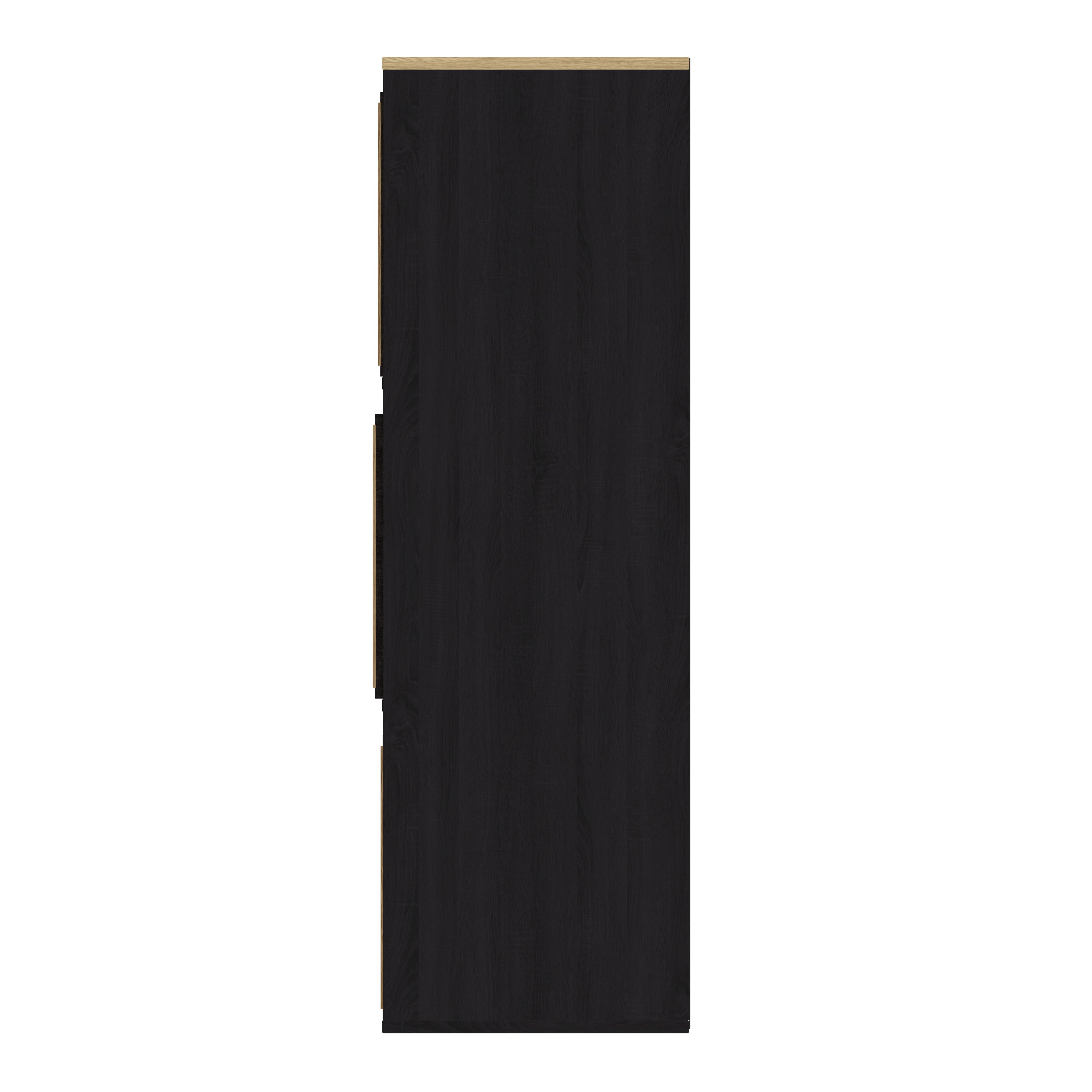 Kube 2X3 Storage Kube Black/Medium Oak