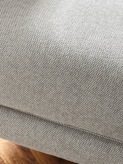Remy 3 Seater Light Grey Fabric Sofa
