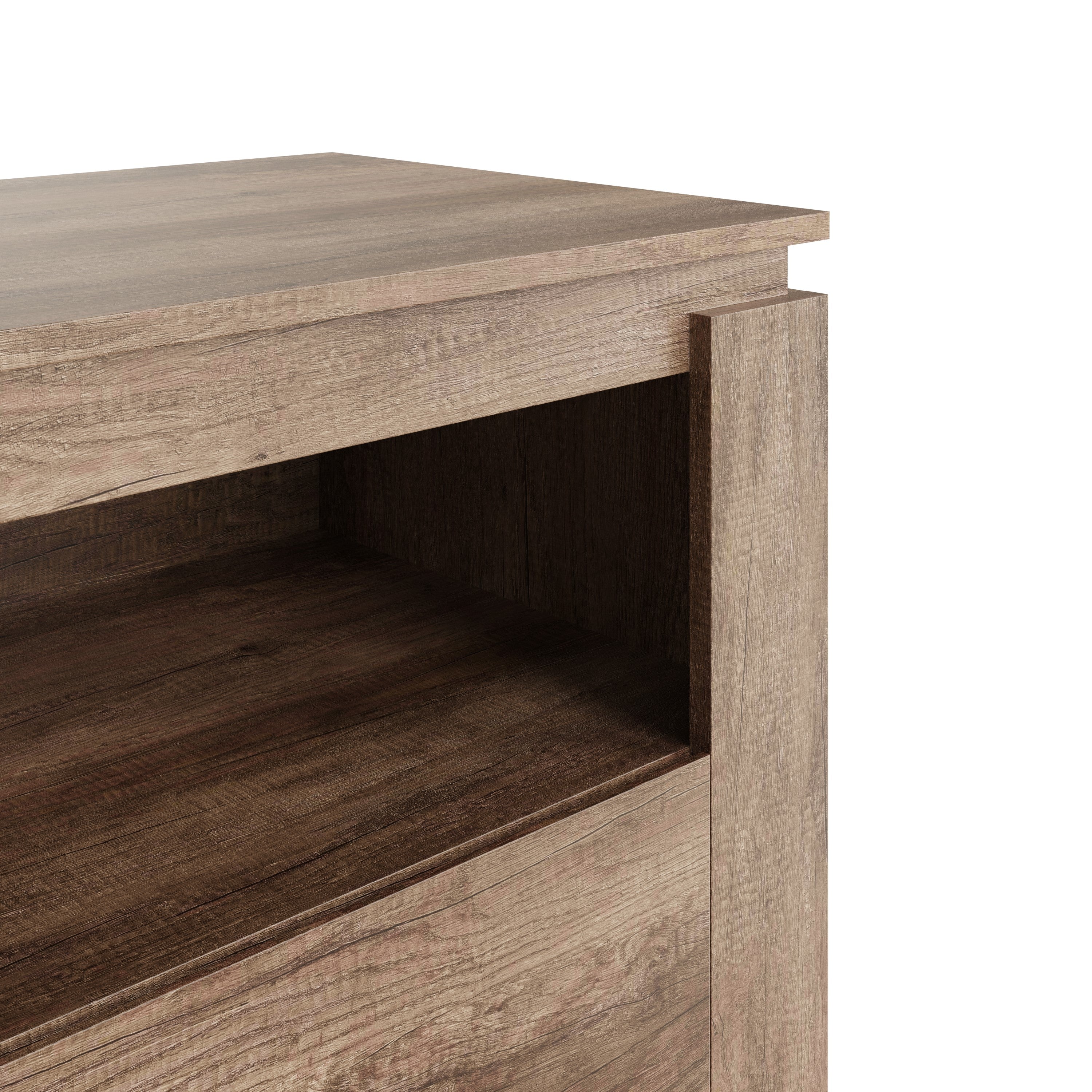 Canyon Oak 2 Drawer Tv Unit