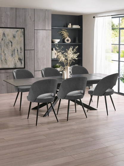Ella Dining Chairs - Onyx (Set of 2)