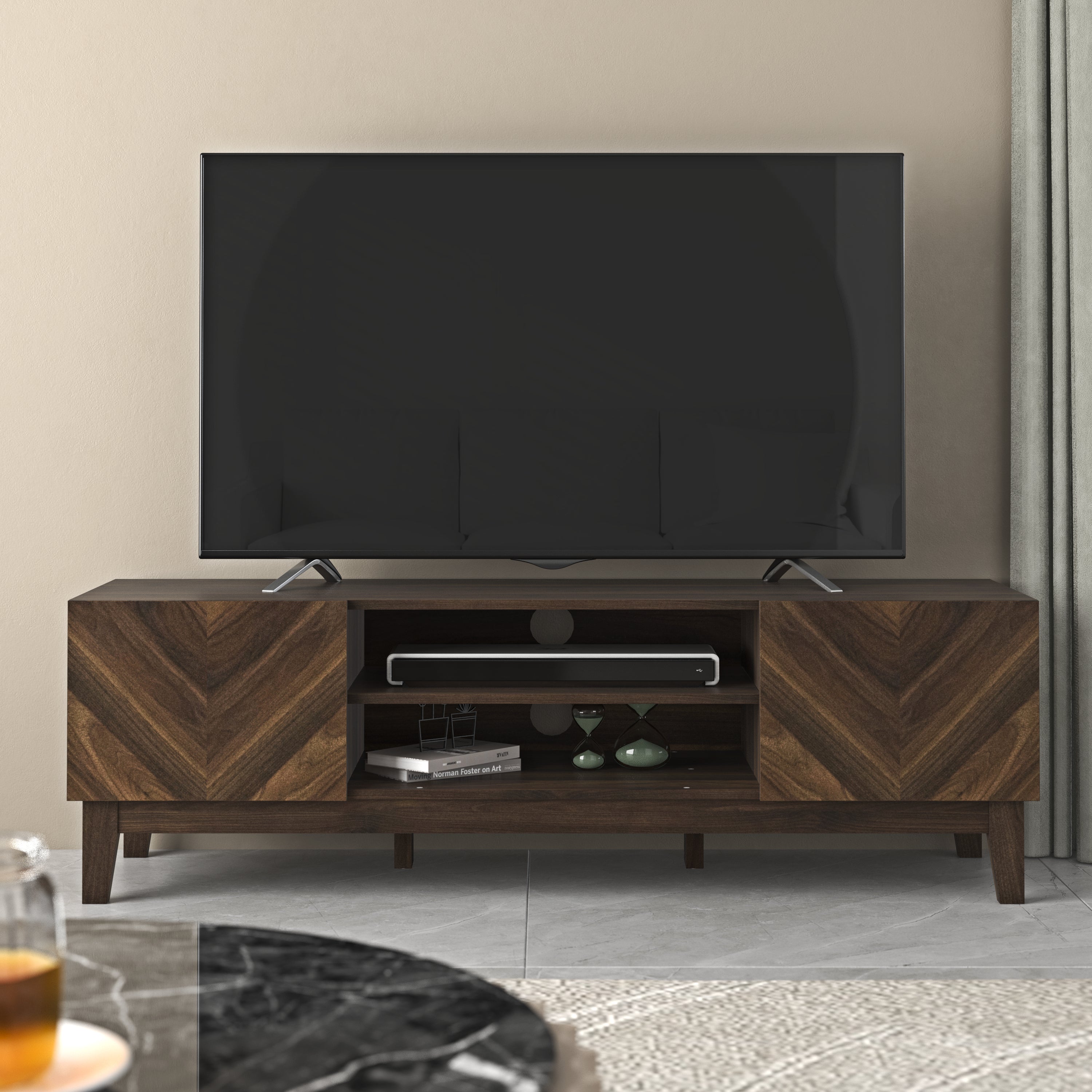 Camborne Tv Unit Walnut