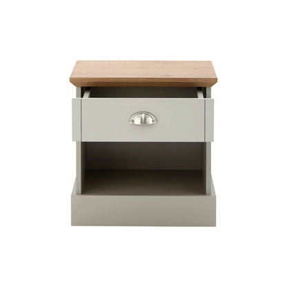 Kendal 1 Drawer Bedside Grey