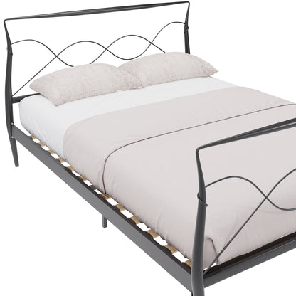 Rimini Metal Bed Frame - Black