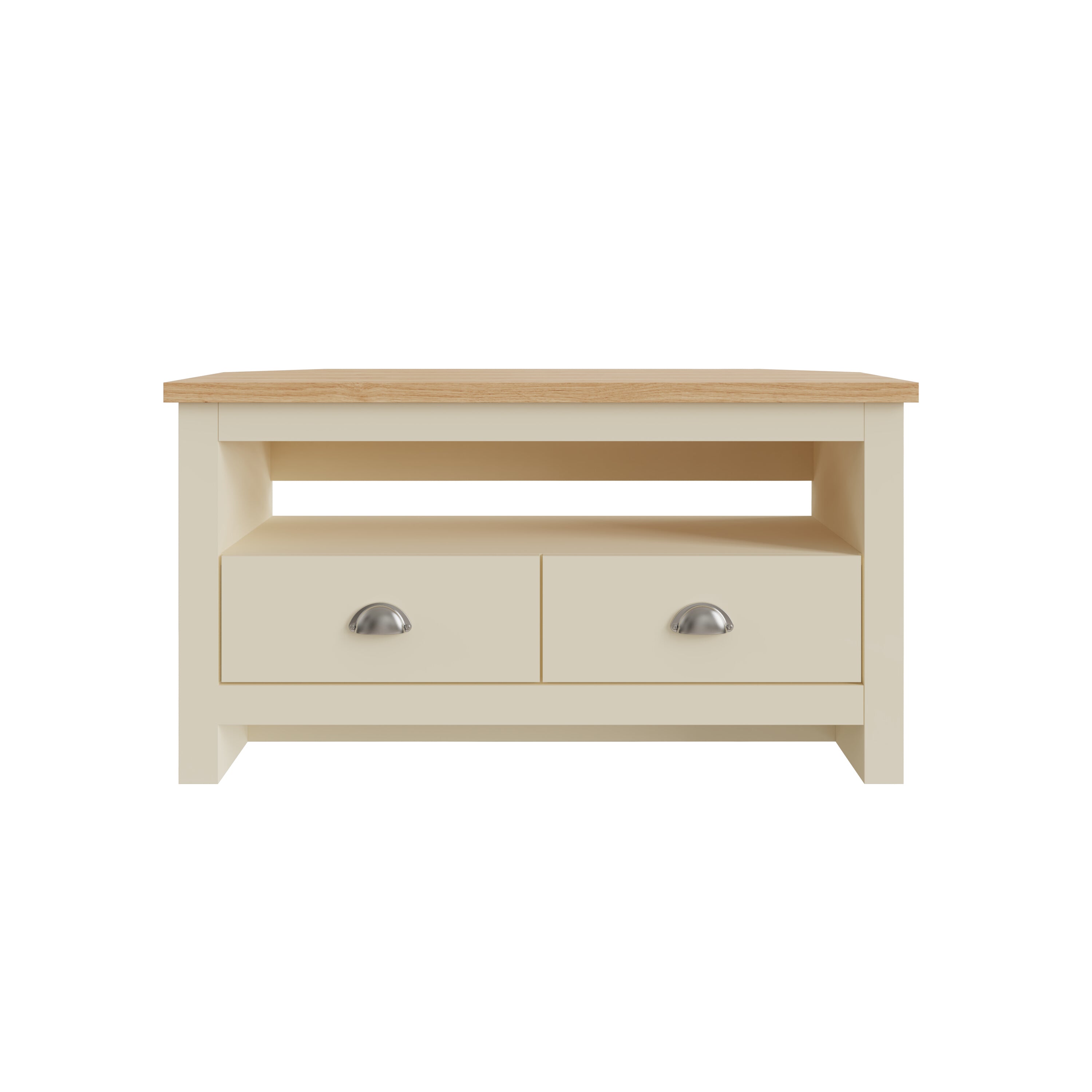 Lancaster Corner TV Unit Cream