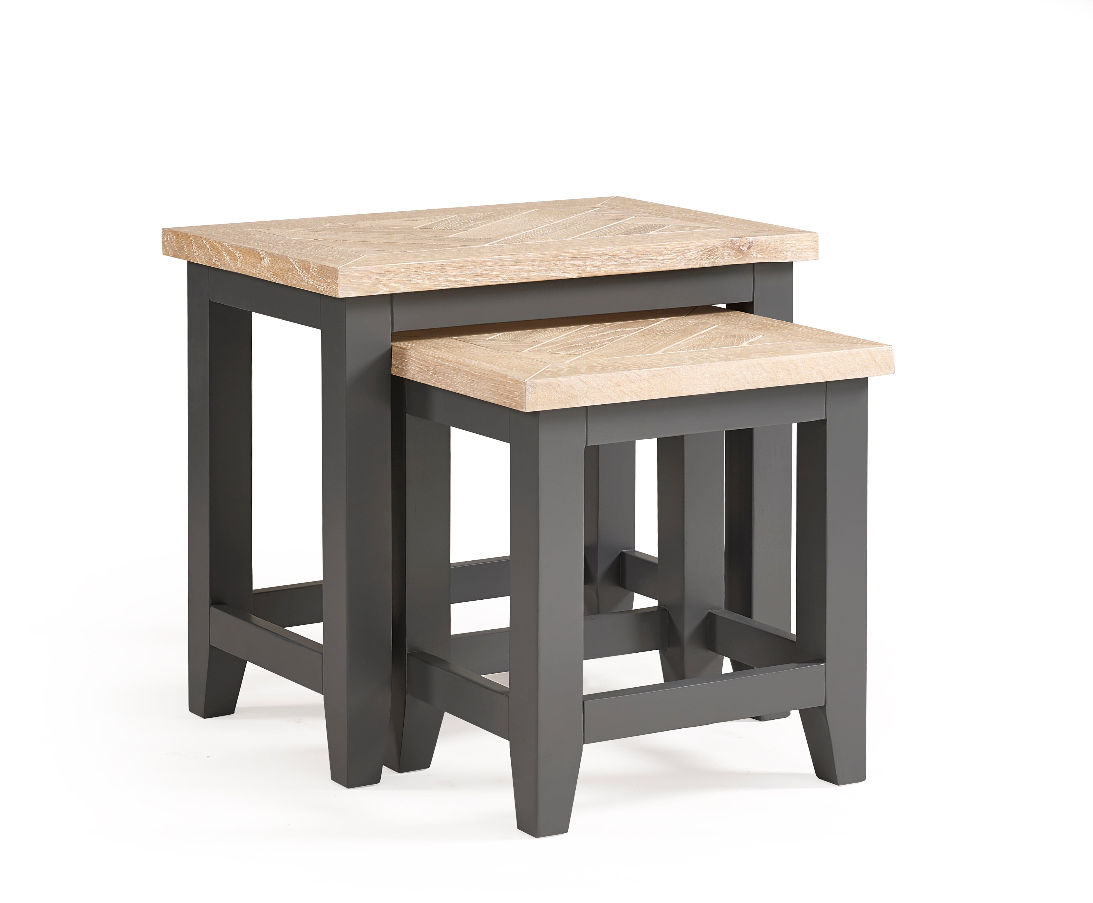 Bordeaux Nest Of Tables Dark Grey