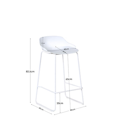 Rocco Stools - White (Set of 2)