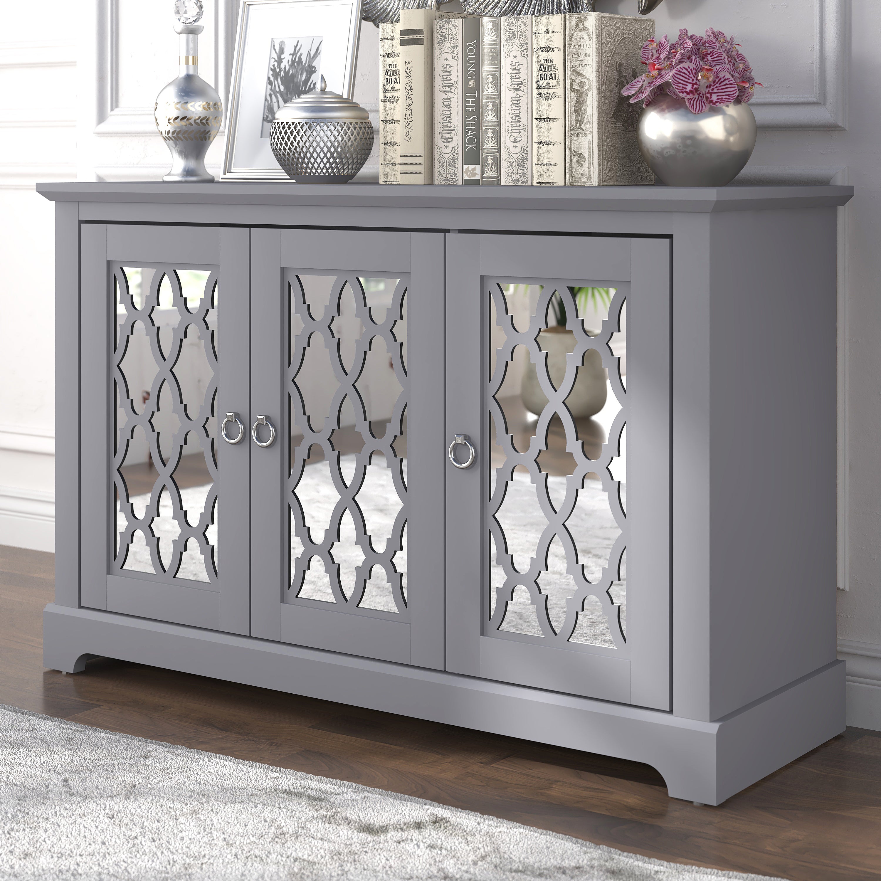 Honiton 3 Door Sideboard Grey